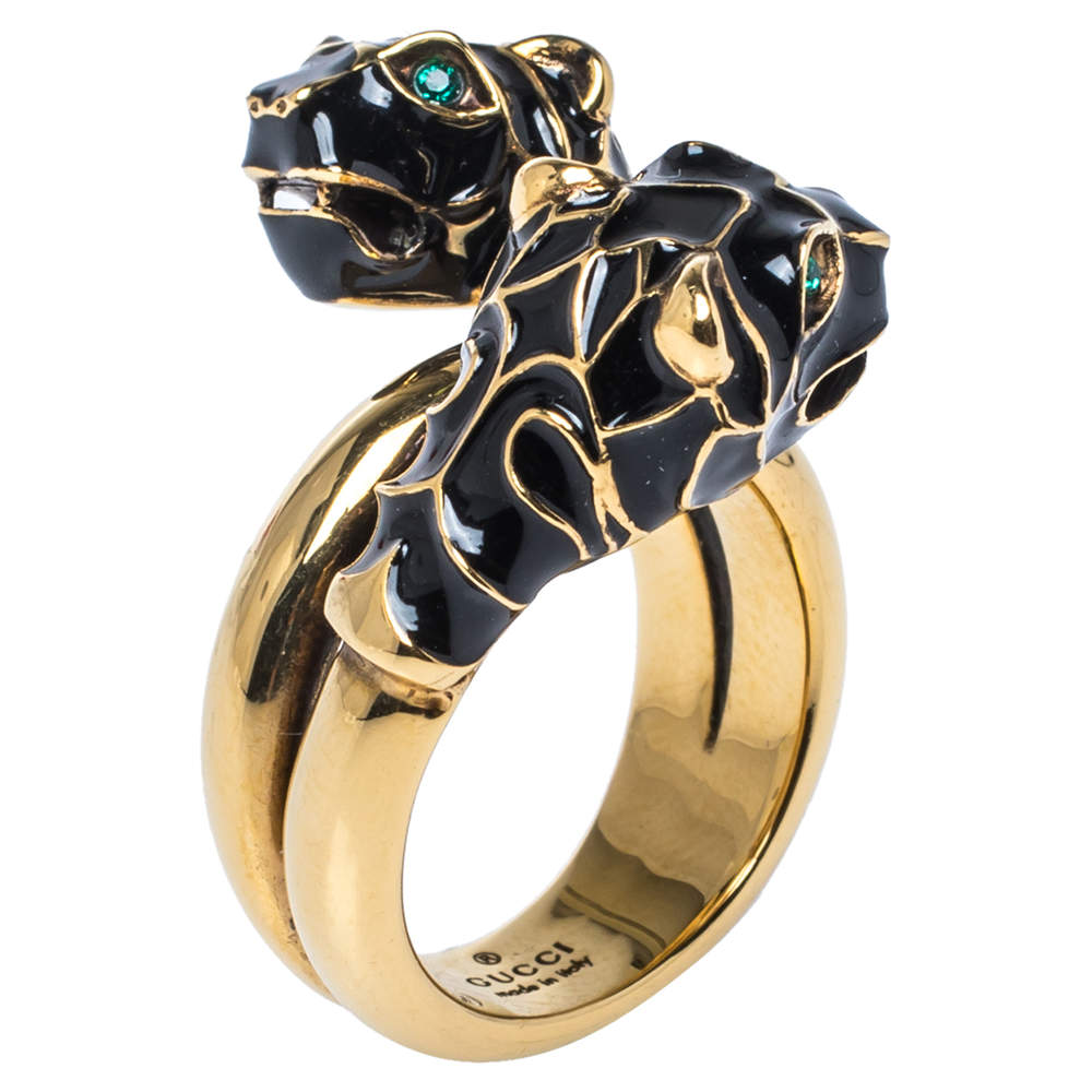 Gucci Tiger Head Ring - Sterling Silver Band, Rings - GUC1462134 | The  RealReal