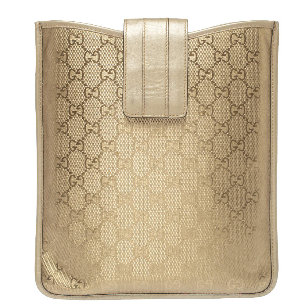 Gucci GG iPad Case - Brown Travel, Accessories - 0GU21468