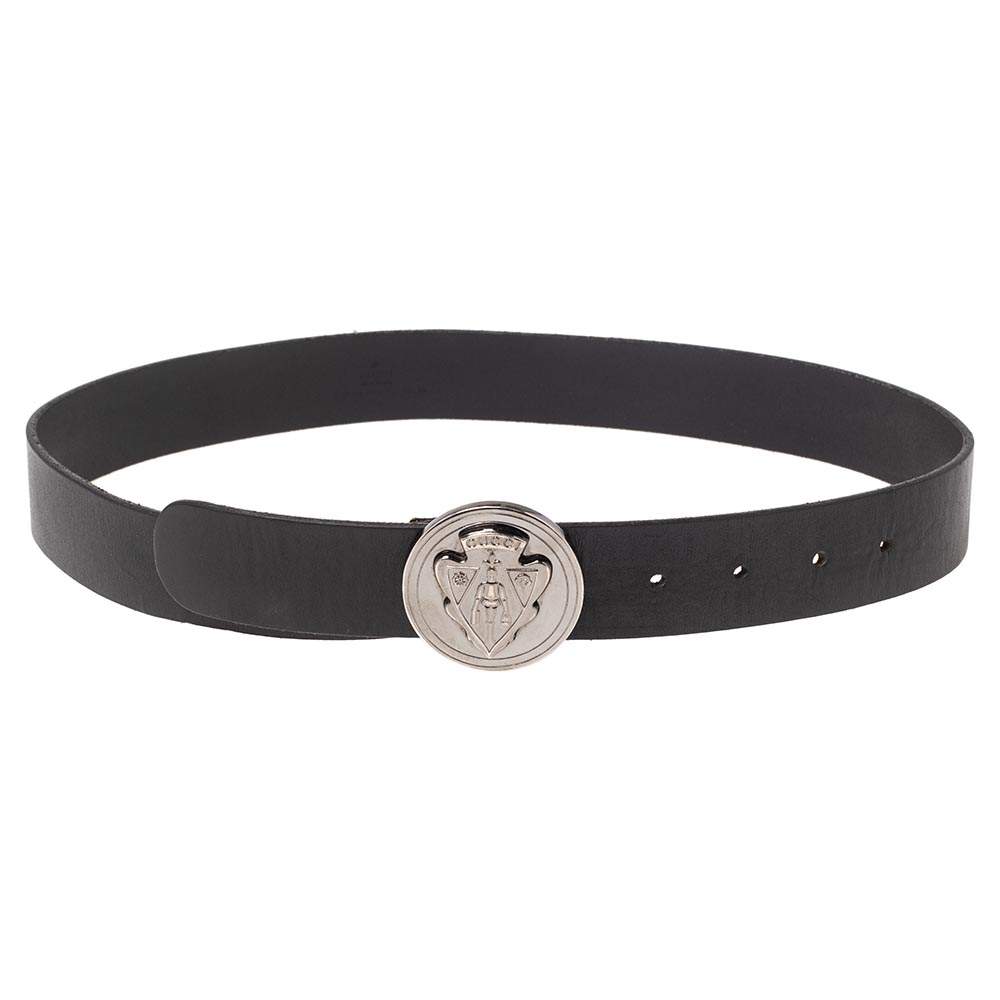 Versus Versace White Circle Lion Logo Belt - Accessories from