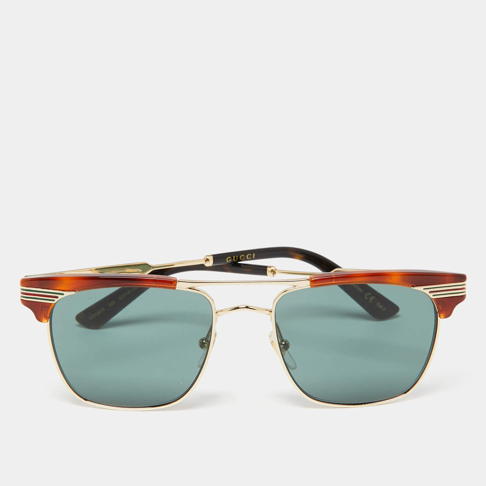 Gucci Brown Havana GG0287S Aviator Sunglasses