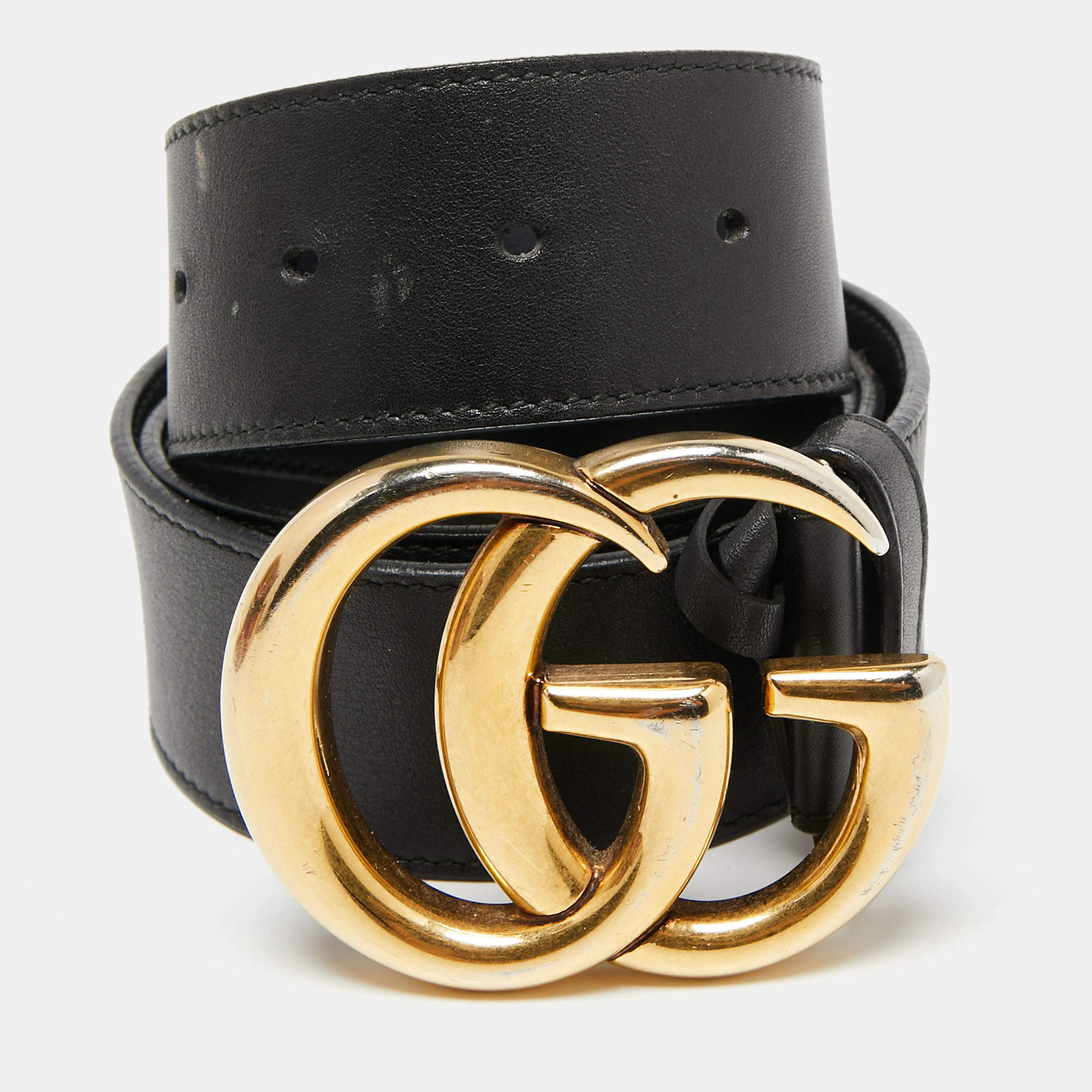 gucci black reversible belt