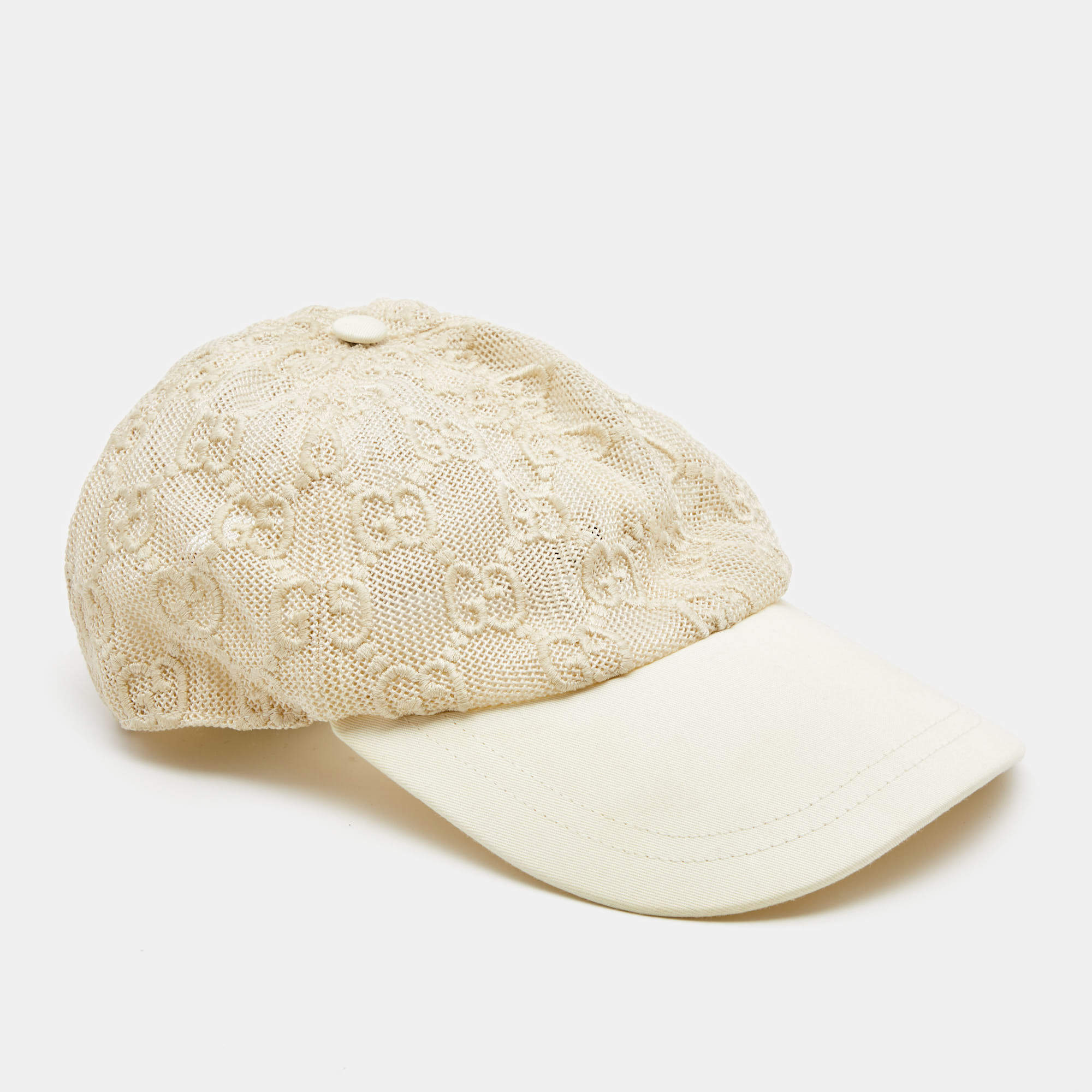 Cream cheap gucci hat