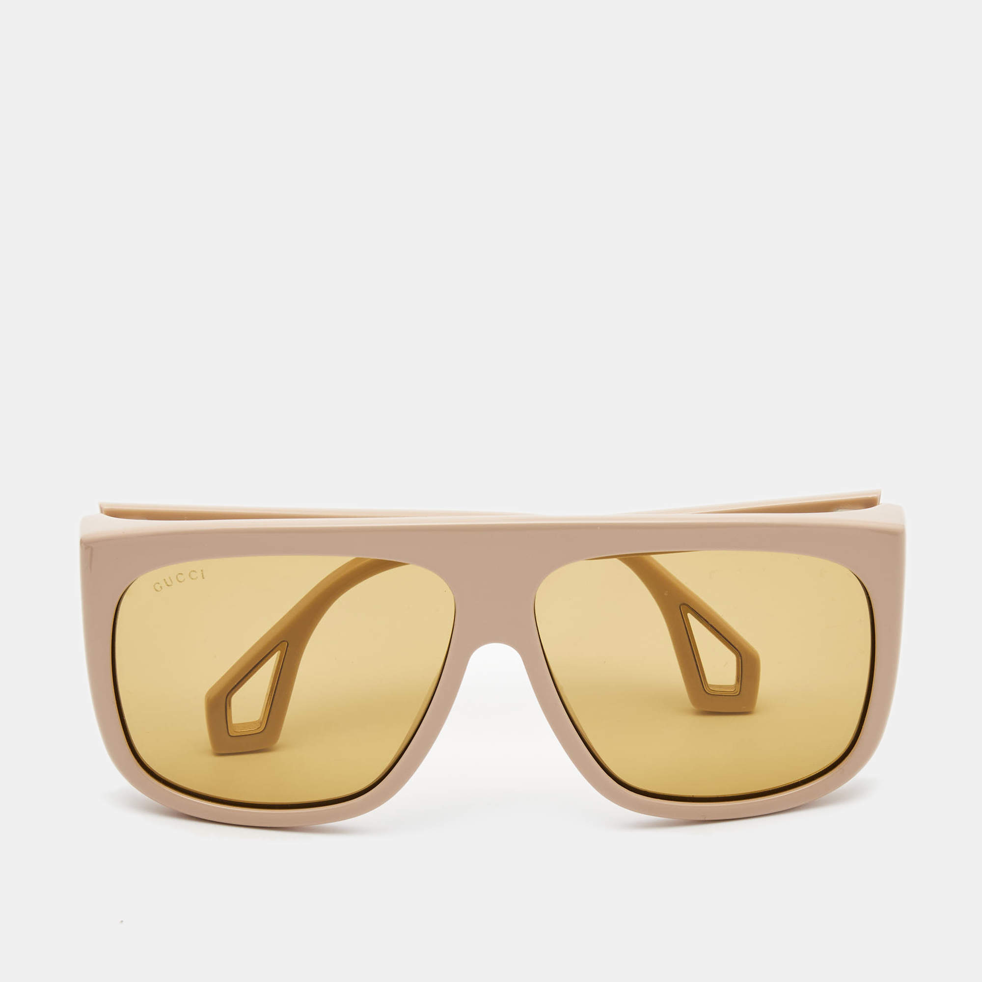 Gucci Beige GG0467S Rectangular Sunglasses