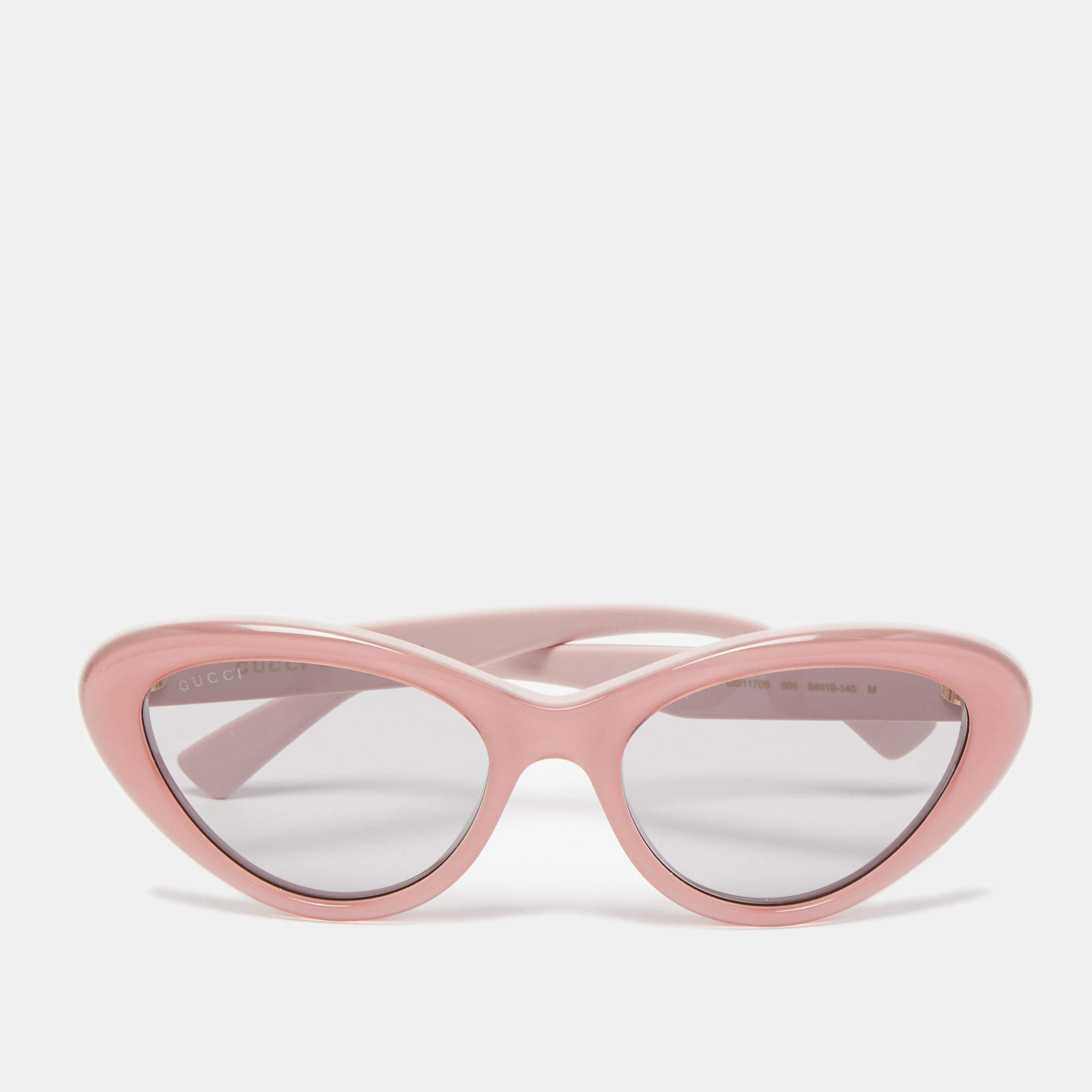 Pre Owned Gucci Pink GG1170S Cat Eye Sunglasses