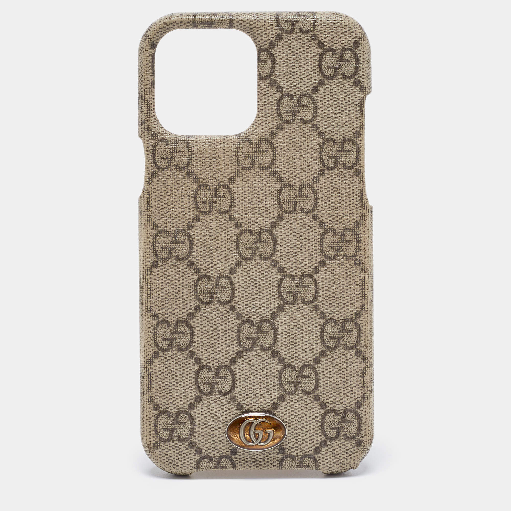 Gucci Beige GG Supreme Ophidia iPhone 13 Pro Max Case