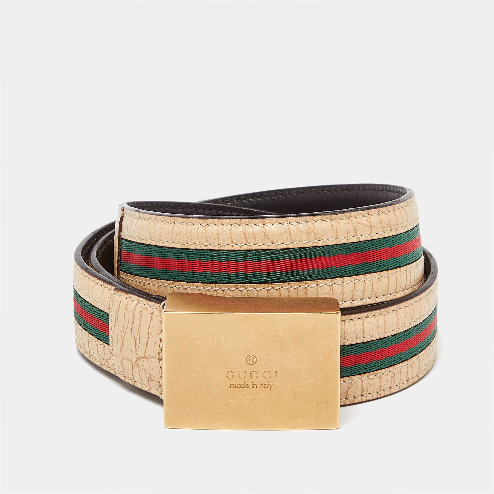 Gucci made 2024 in italy belt