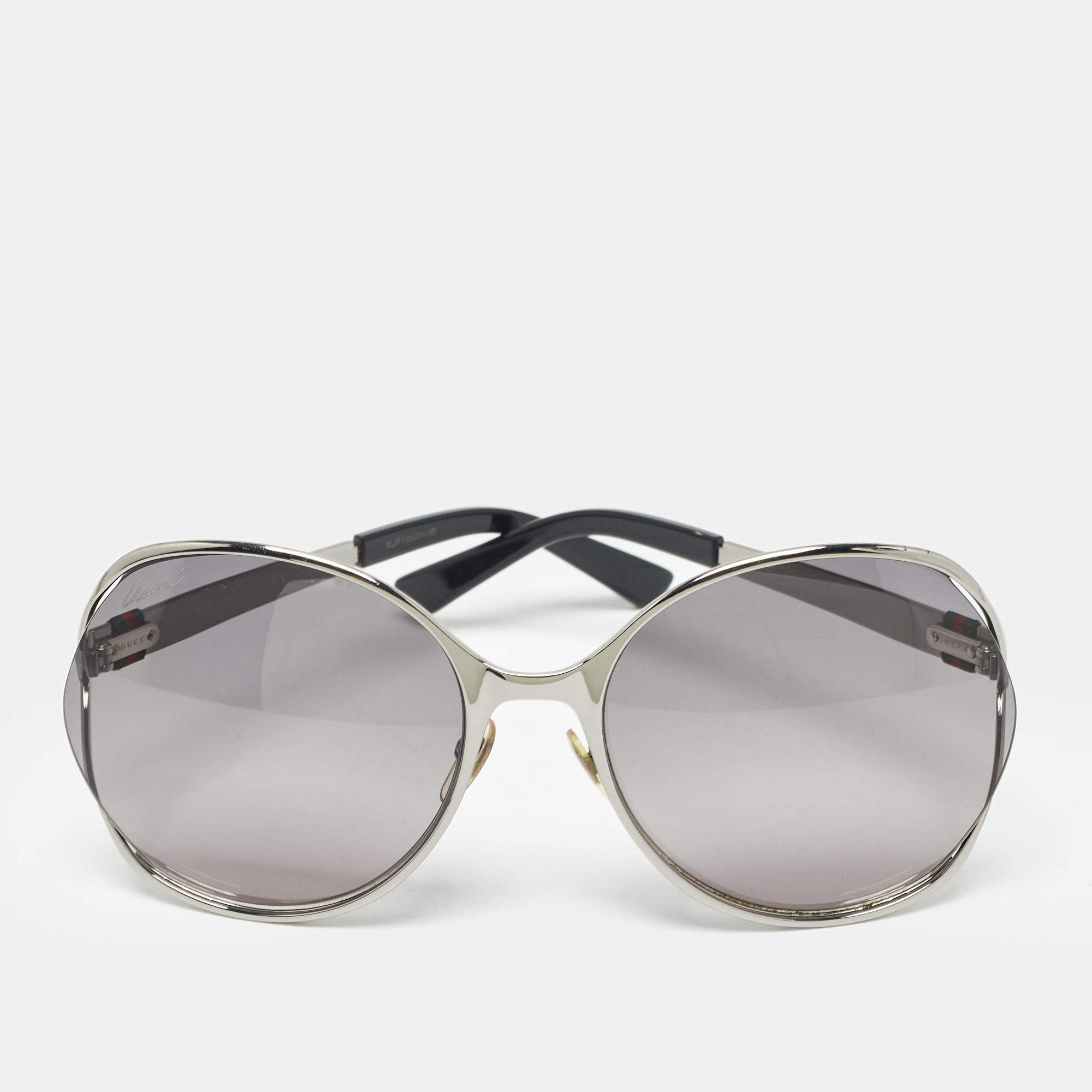 Gucci Black/Silver Gradient GG4280/S Interlocking G Oversized Sunglasses