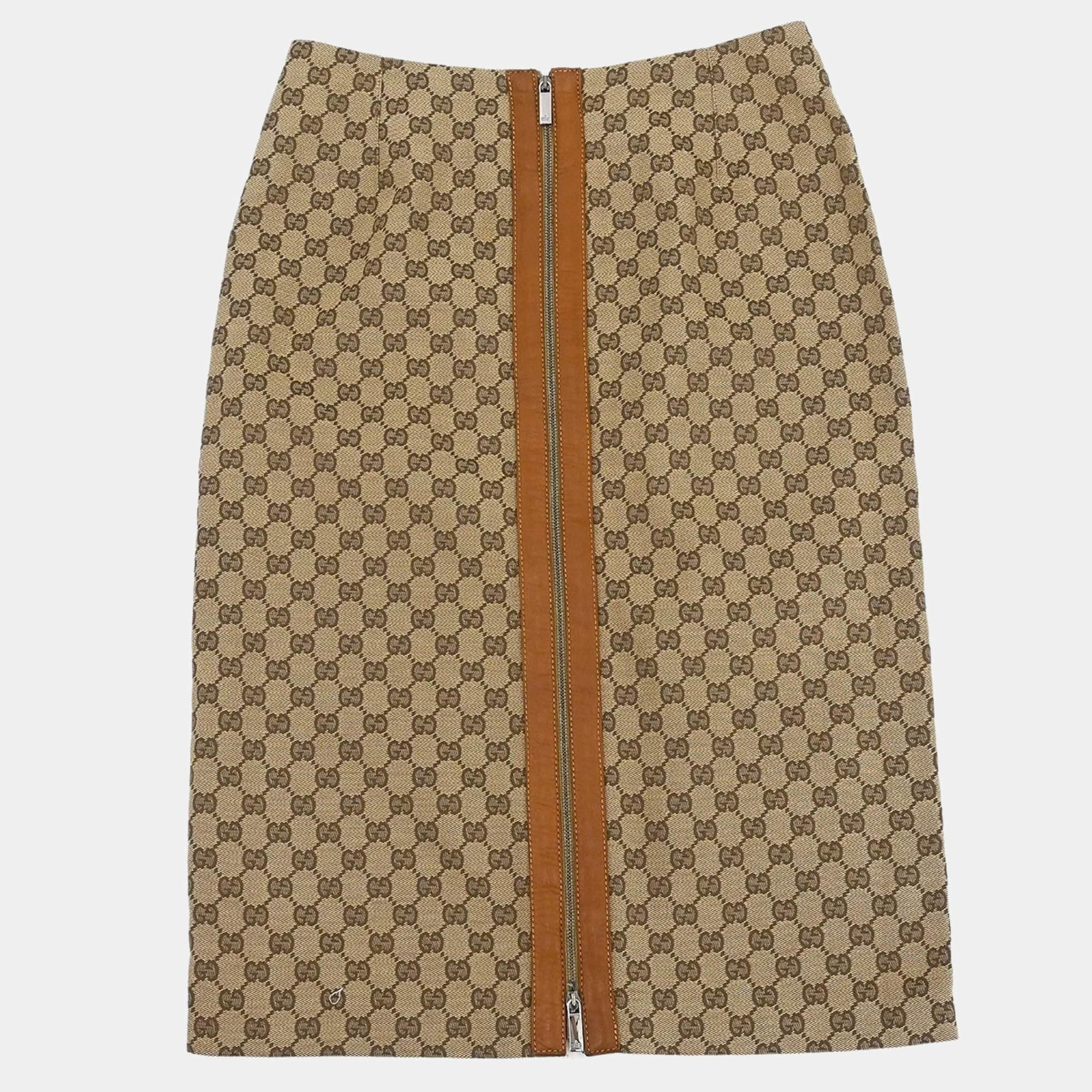 Gucci Brown Skirt Woman Size 40