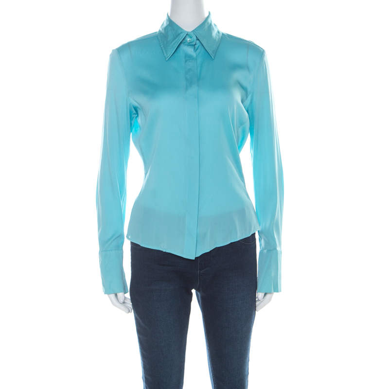 gucci blue shirt womens