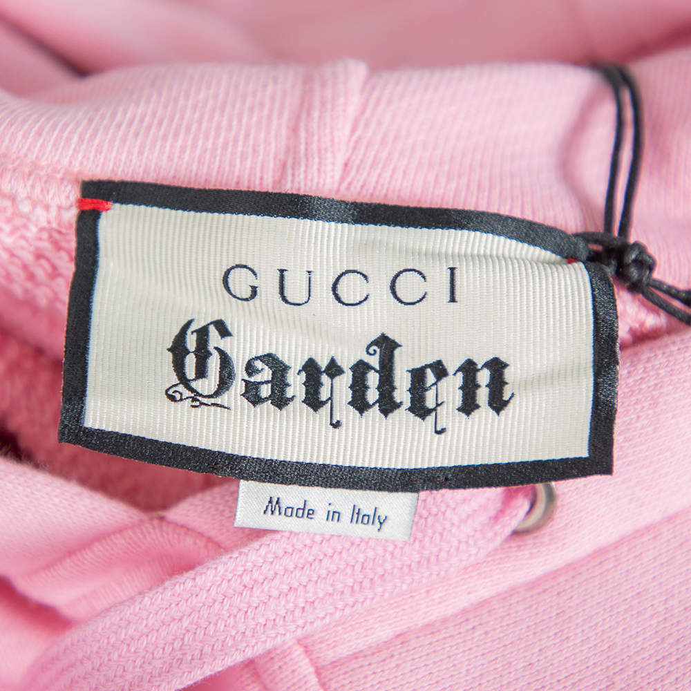 gucci garden hoodie pink