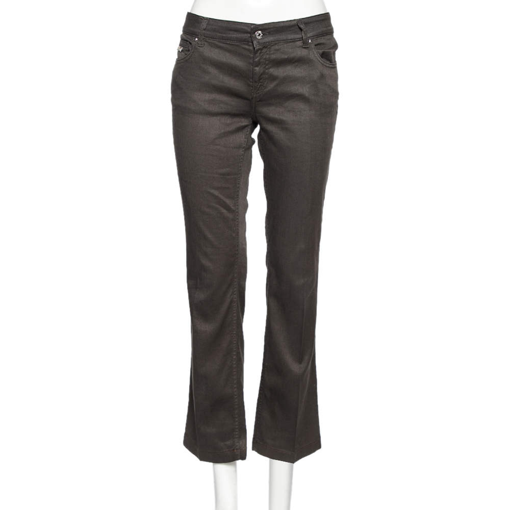 パンツ GUCCI Women Straight Pants 828769 GREY VTG GUCCI Womens Gray Straight Wool/Silk Trousers Pants Sz