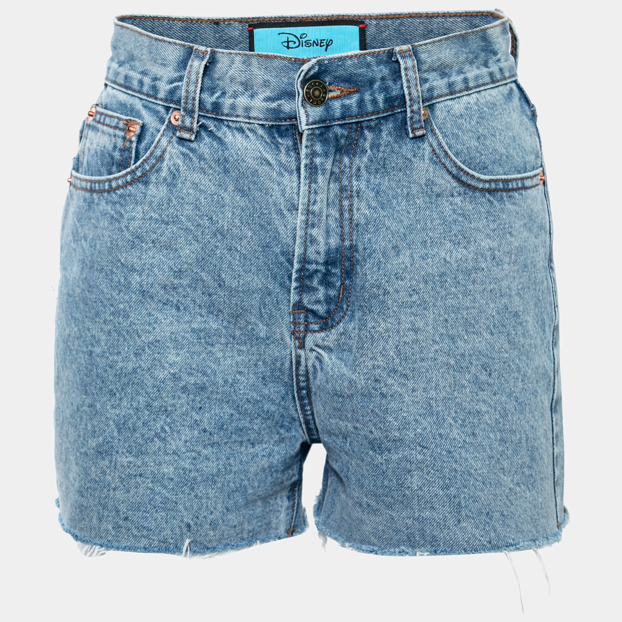 Gucci Blue Denim Donald Duck Eco Shorts M