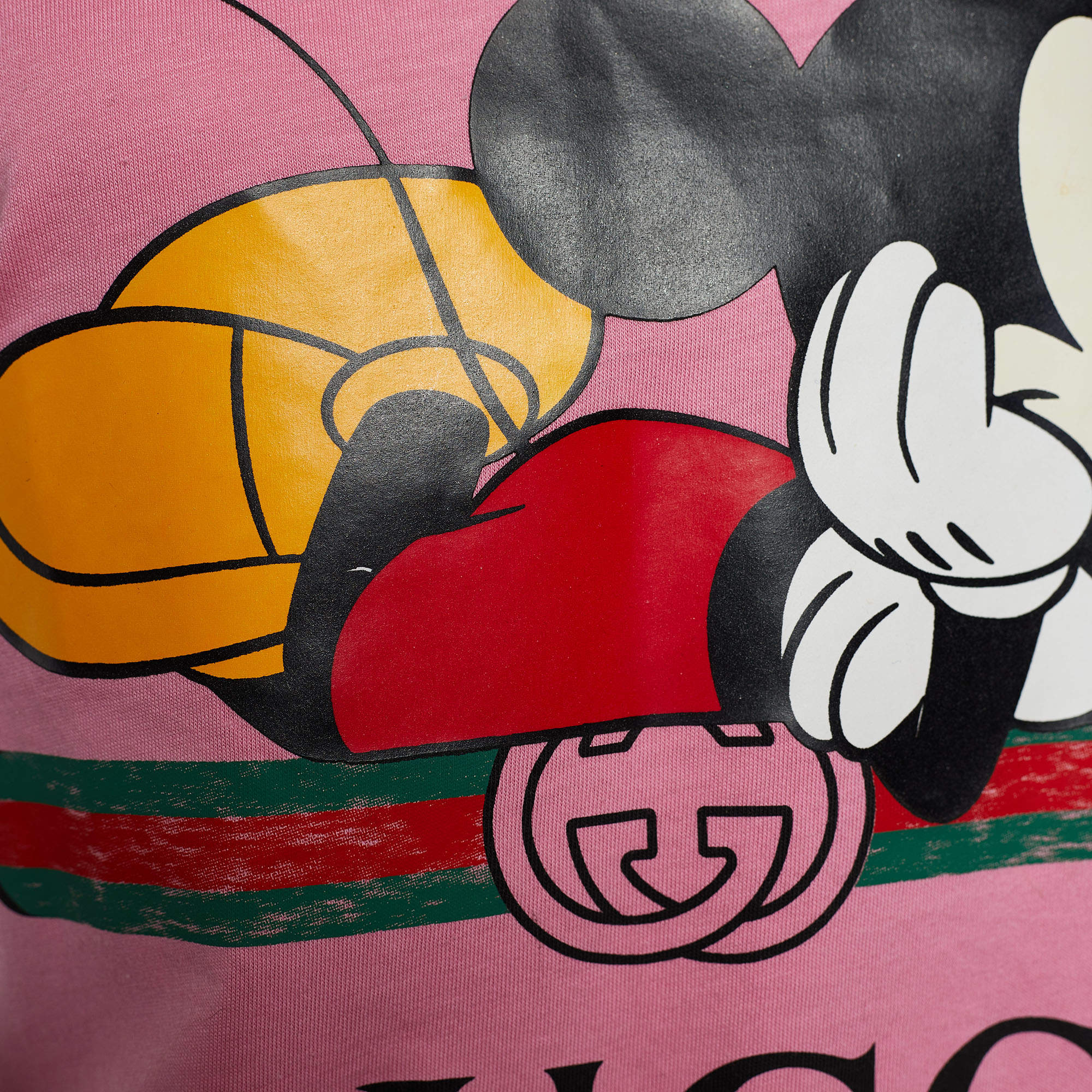 Gucci x Disney Mickey Mouse T-Shirt Pink