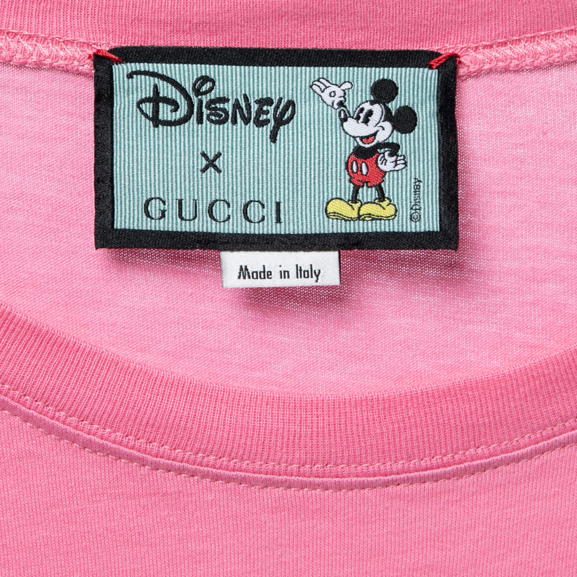 Gucci x Disney Mickey Mouse T-Shirt Pink