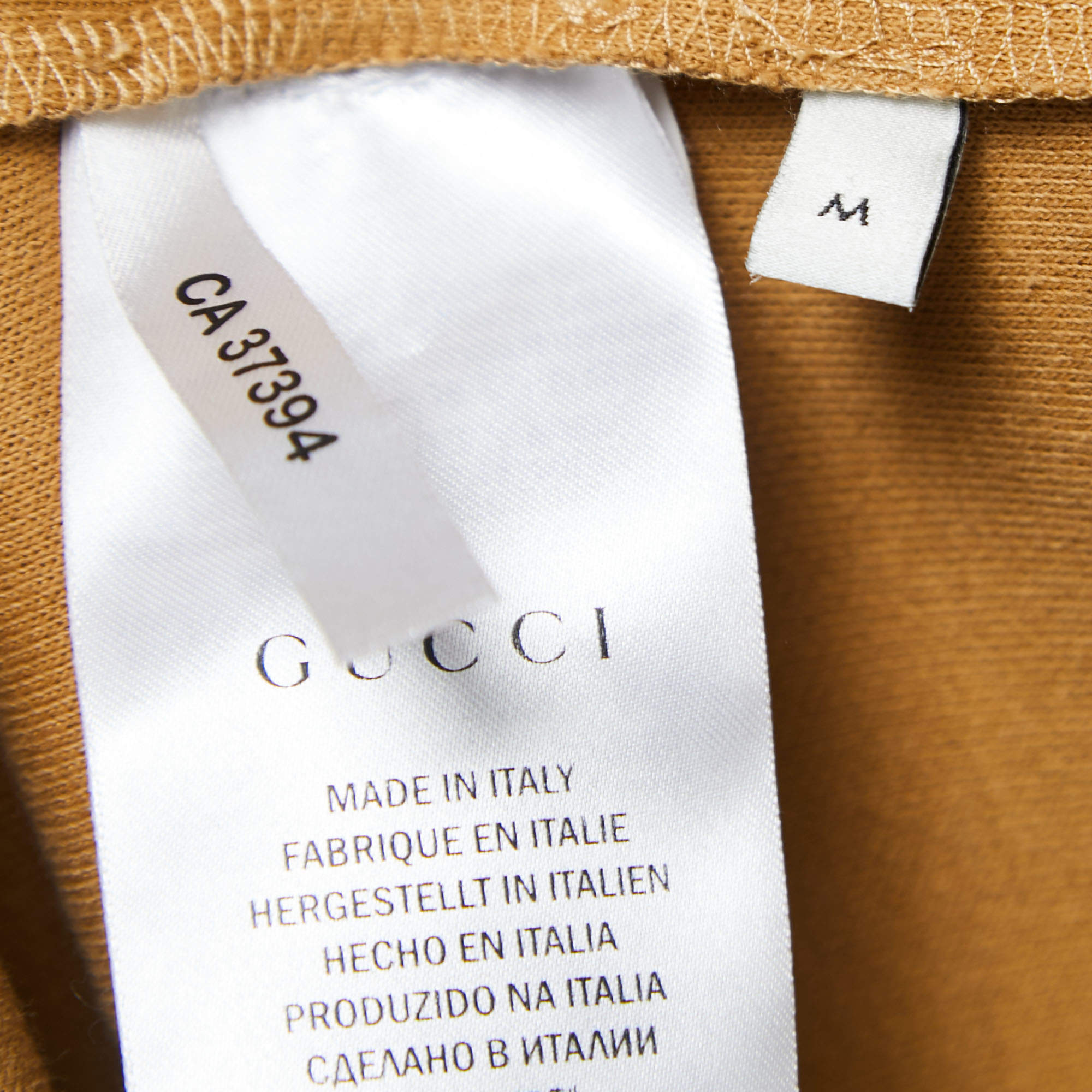Maaltijd Clan Nevelig Gucci Brown Logo Printed Jersey Jacket Dress M Gucci | TLC
