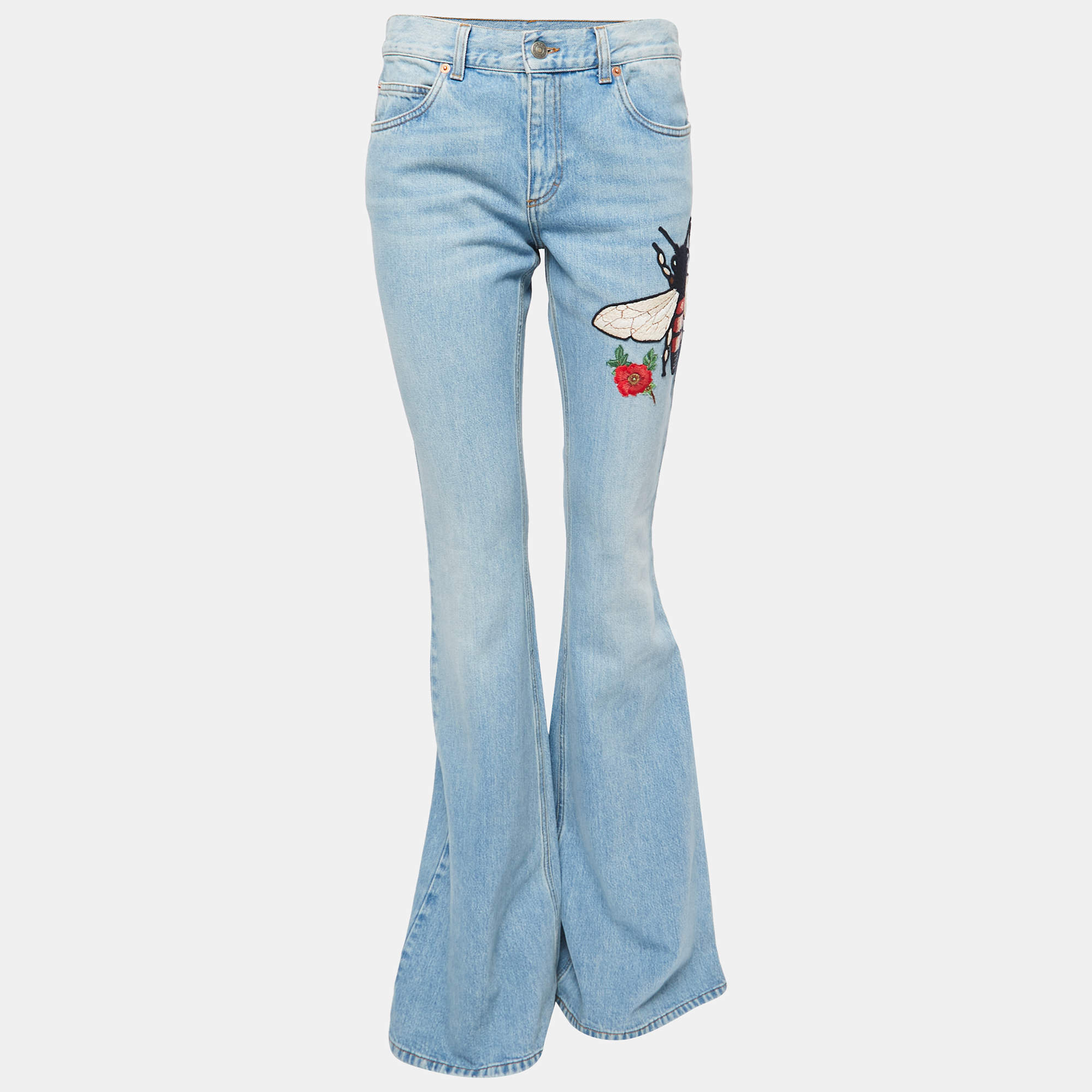 デニム・ジーパン Gucci Denim Flare Jeans 812233_XDC7S_4009_001_100_0000