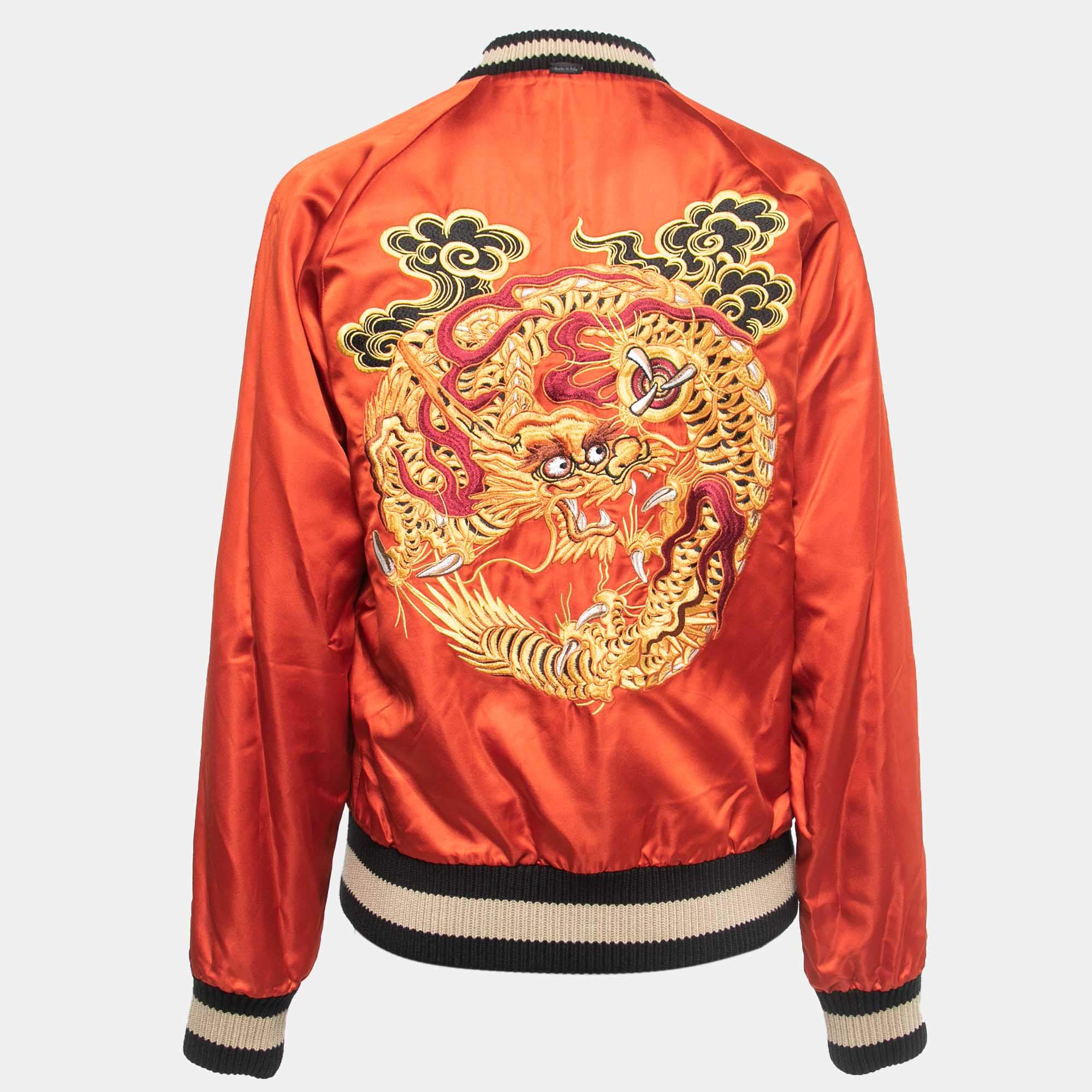 Gucci Reversible Quilted Tiger Bomber Jacket at 1stDibs