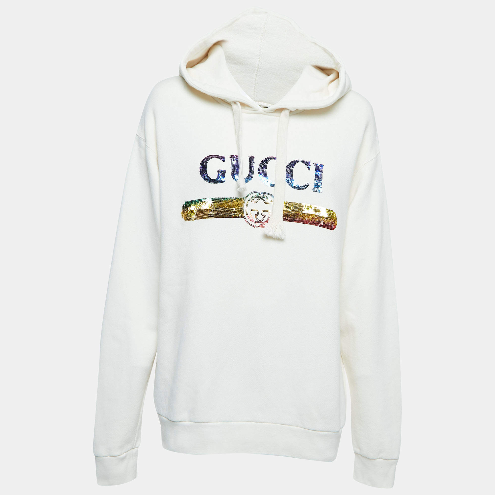 Gucci white store hoodie women's