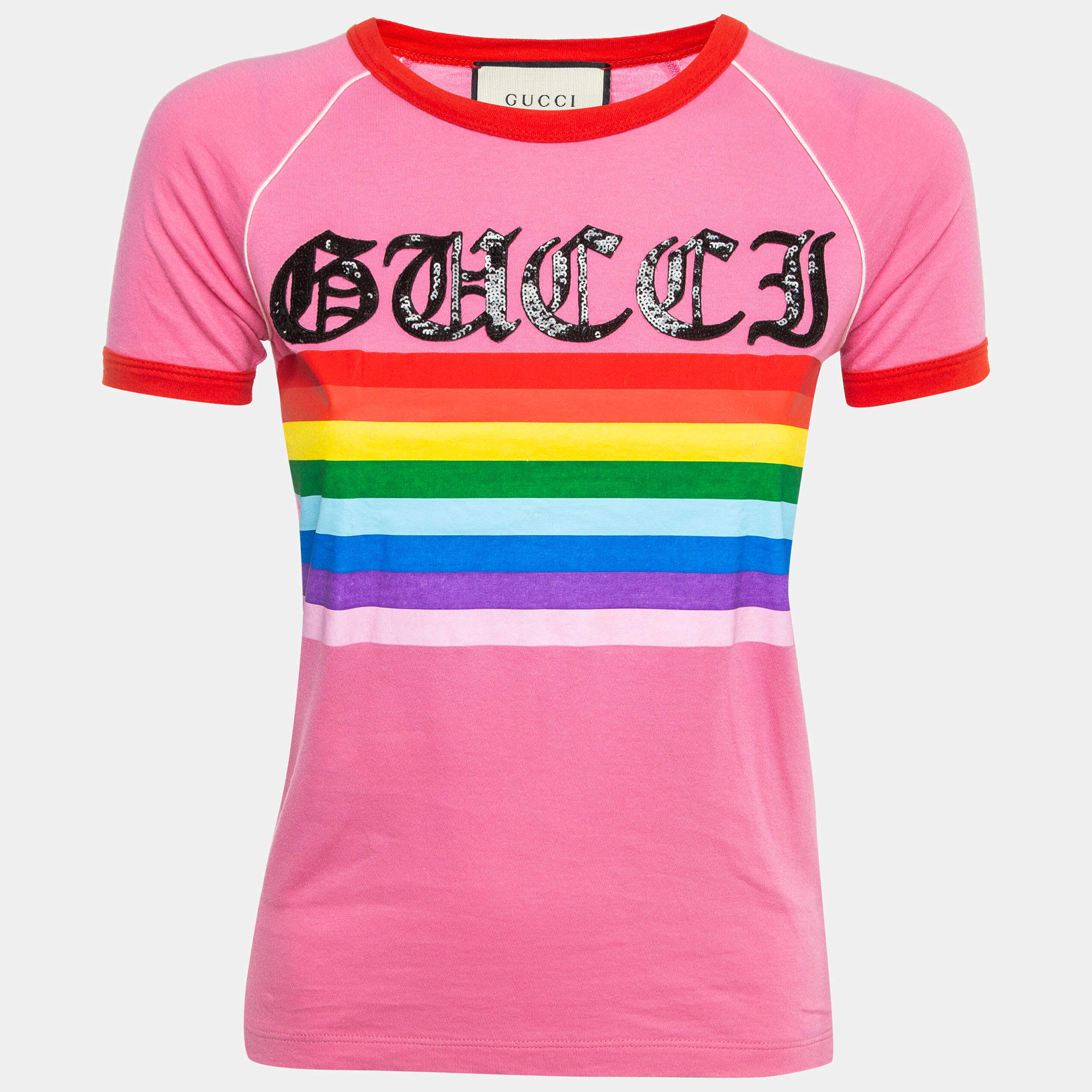 Rainbow gucci shirt deals