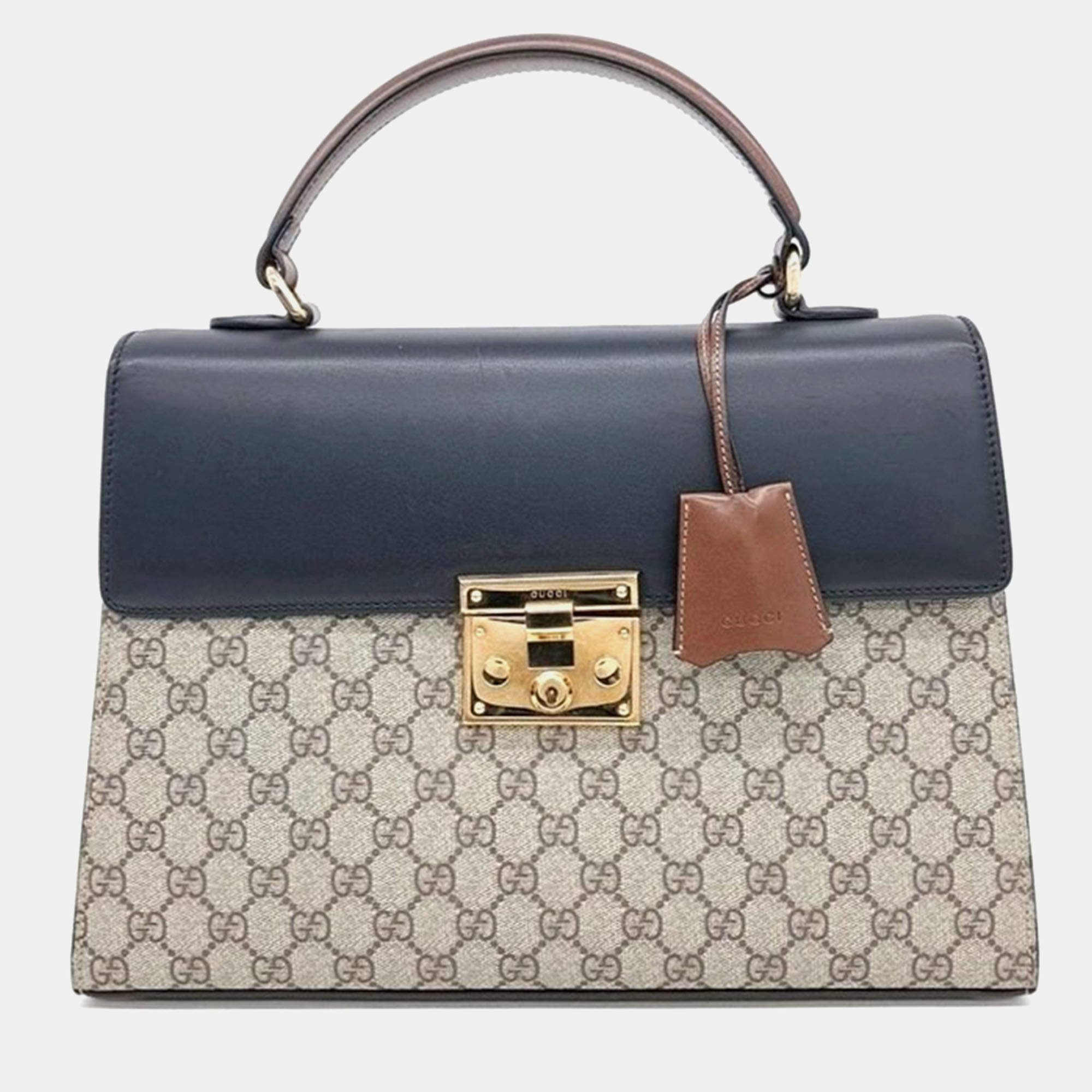 Pre Owned Gucci PVC tote and shoulder bag