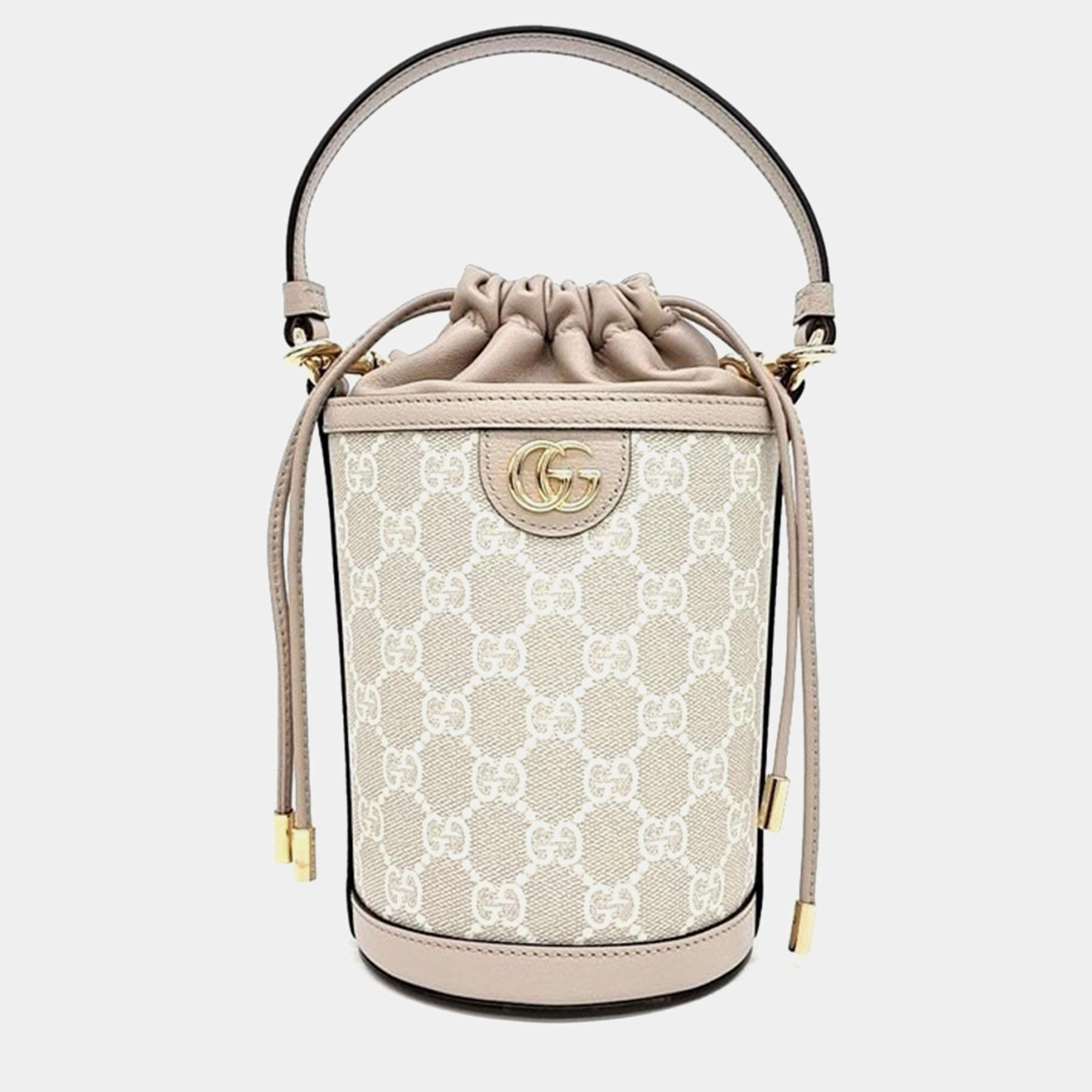 Pre Owned Gucci Ophidia mini bucket bag