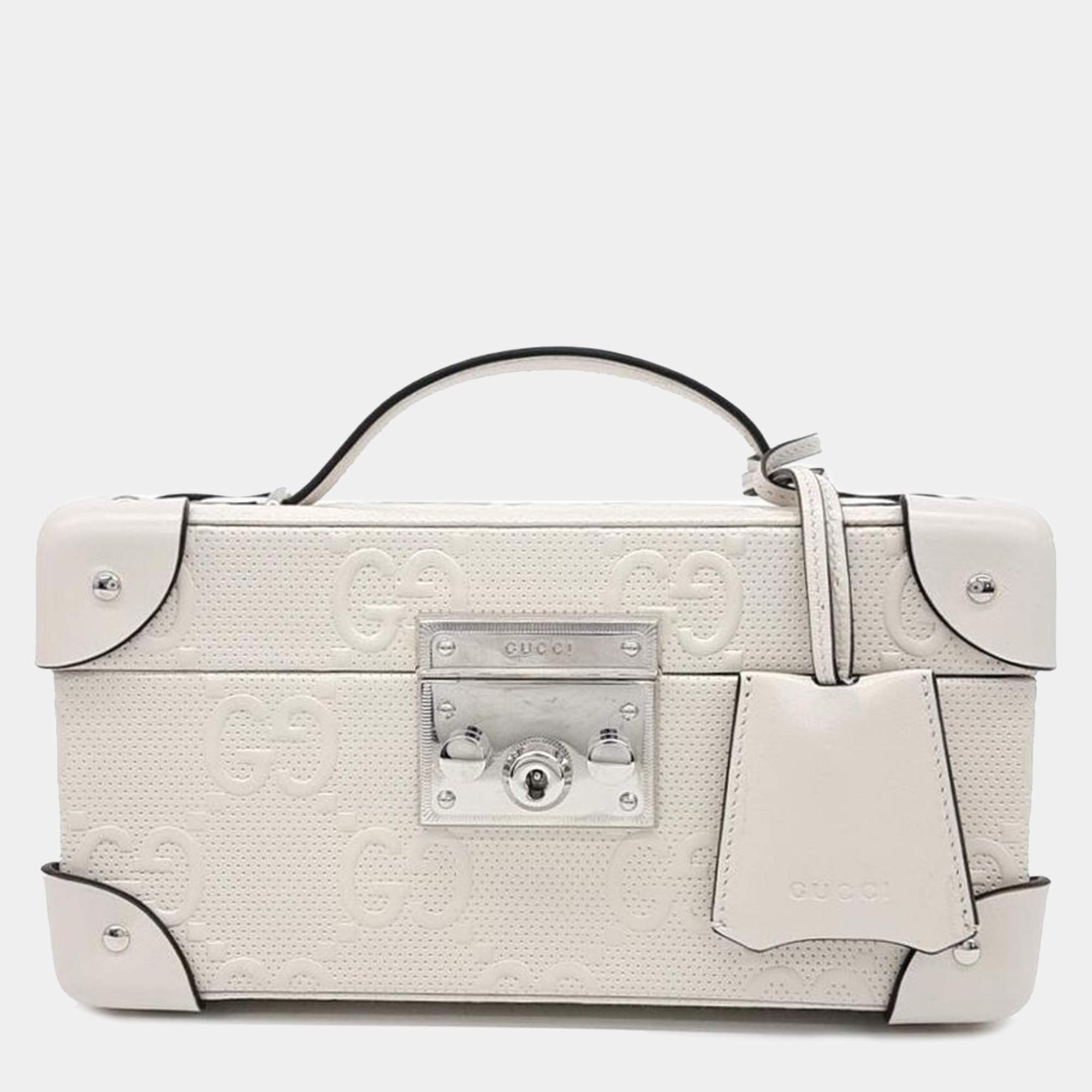 Gucci GG embossed jewelry case