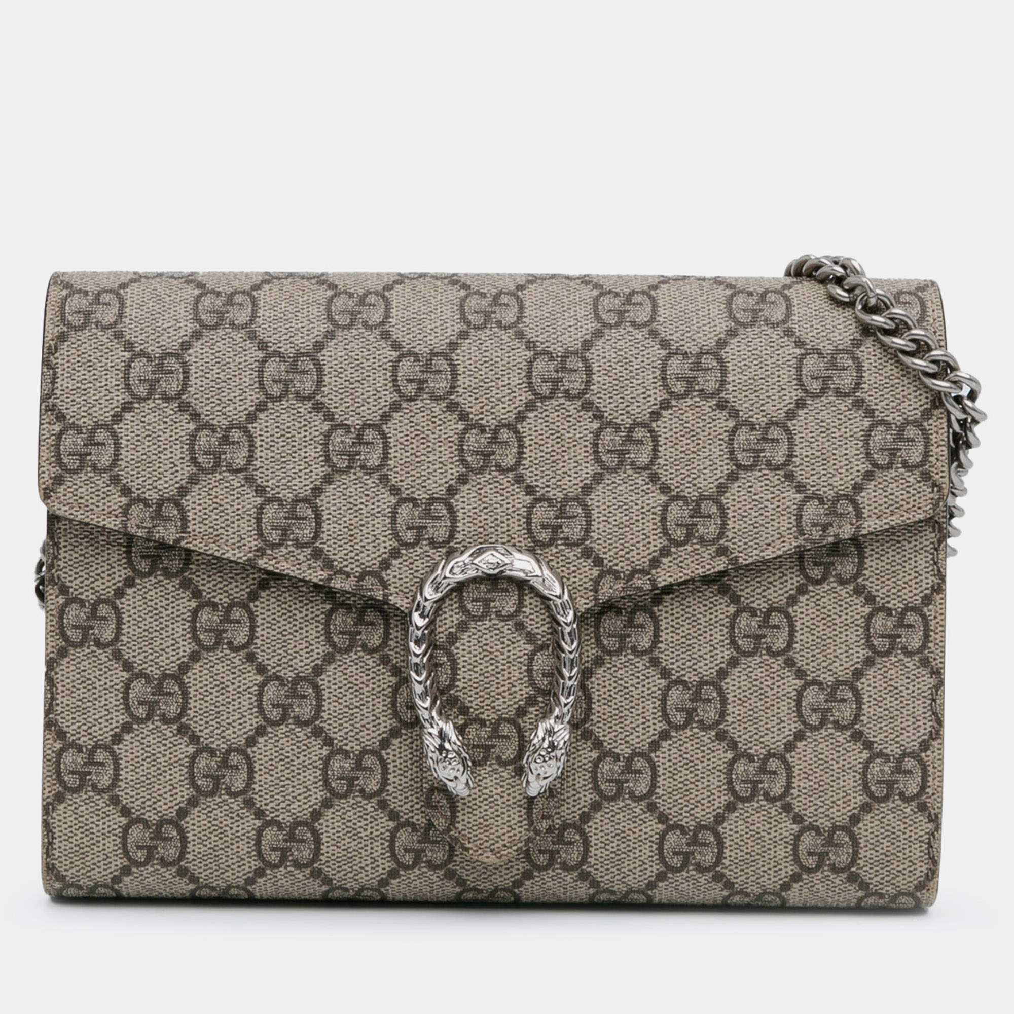 Gucci Mini GG Supreme Dionysus Wallet on Chain