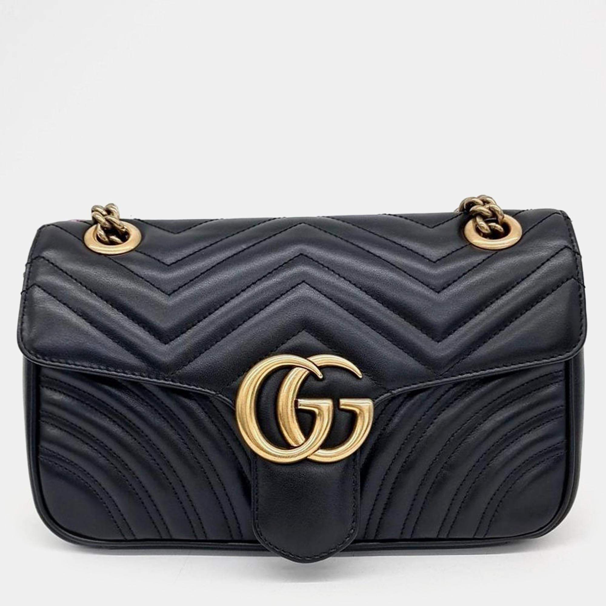 Gucci Marmont Matrace Shoulder Bag