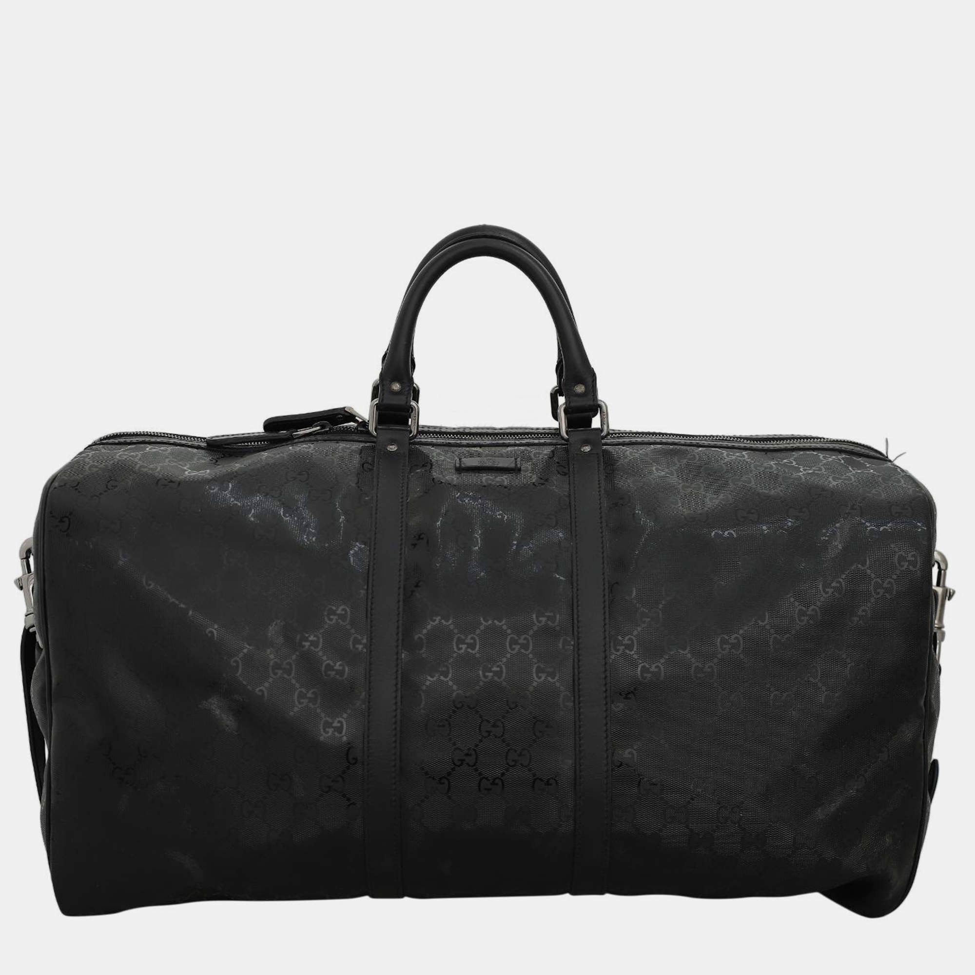 Gucci GG Patent Guccissima Duffle Bag