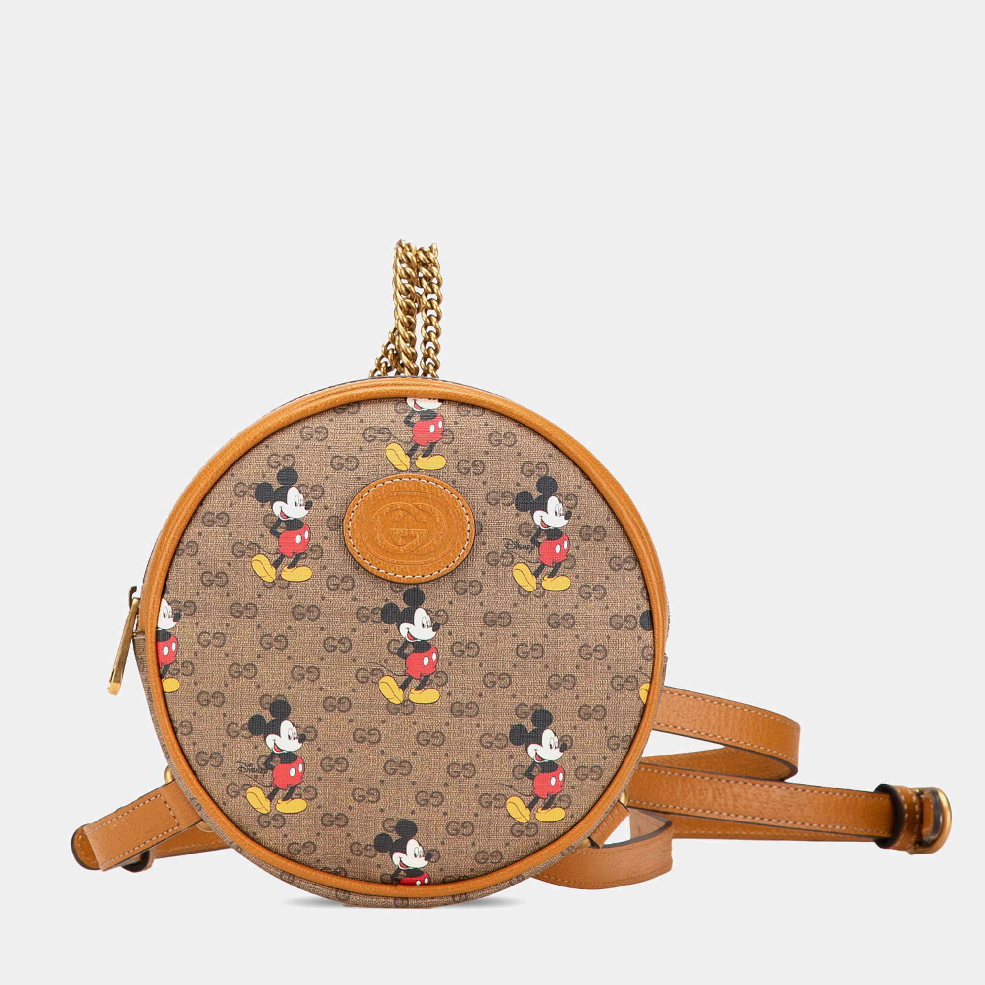 Gucci Disney Micro GG Supreme Round Mickey Mouse Backpack