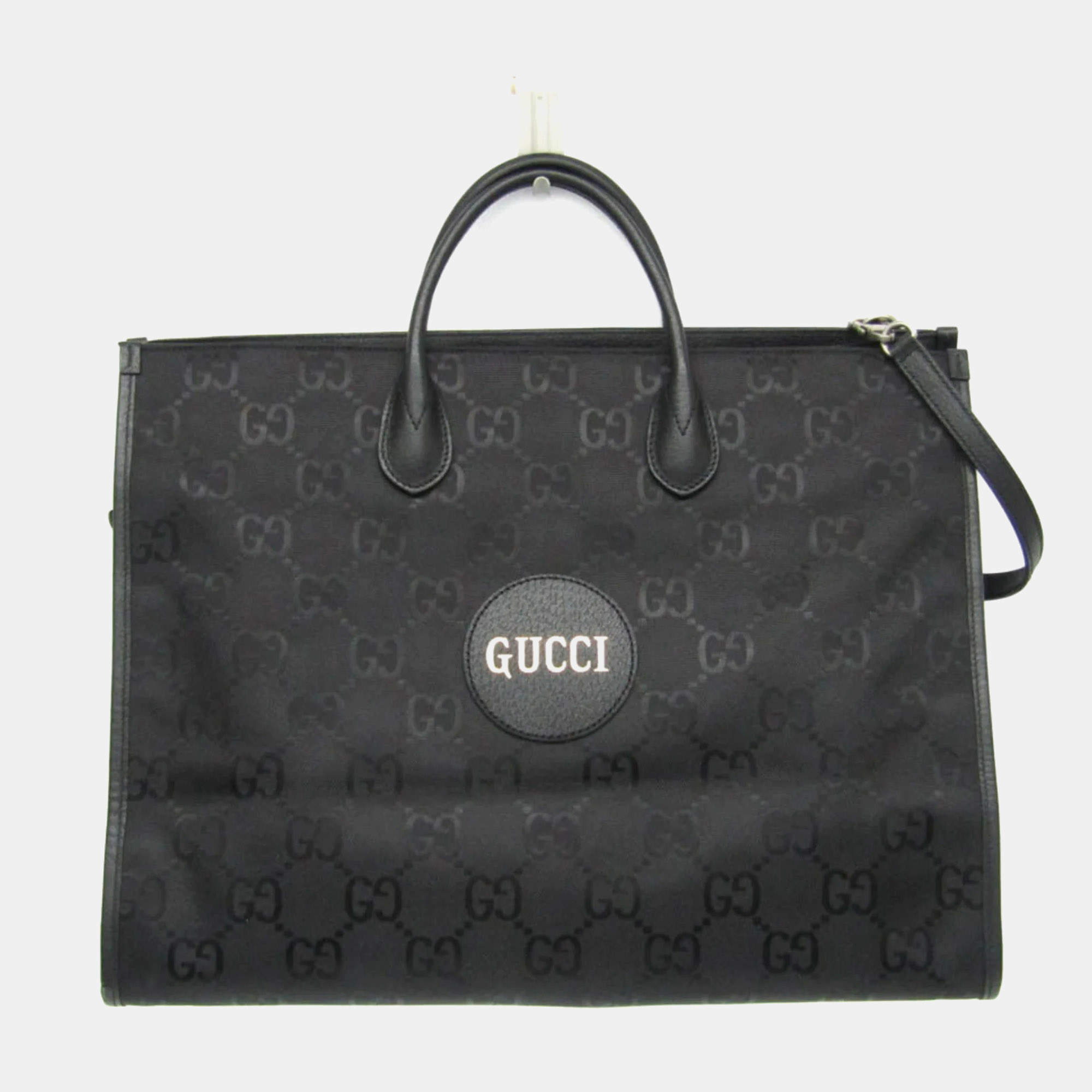 Gucci Black Nylon Canvas GG Off The Grid Shoulder Bag