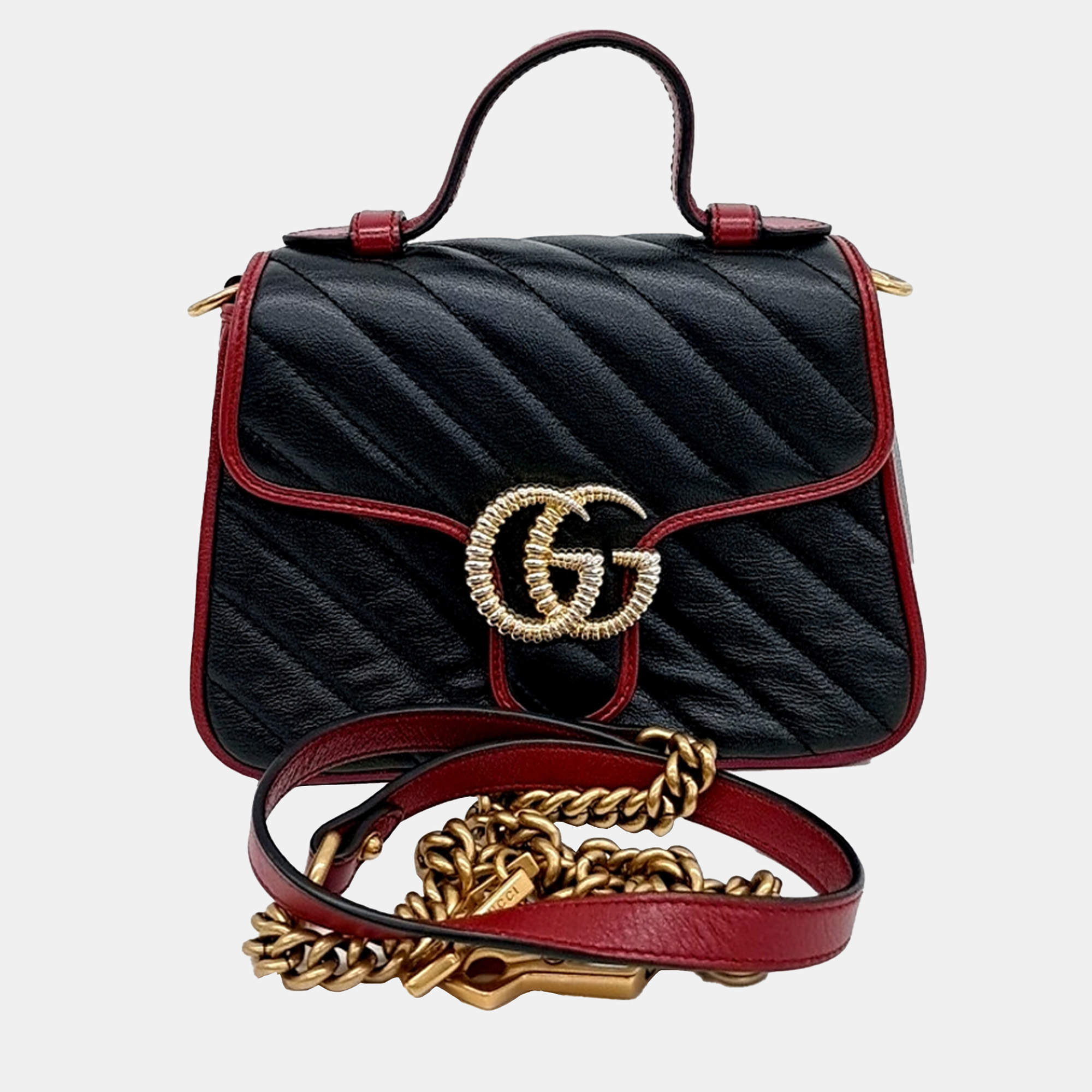 Gucci GG Marmont Mini Top Handle Bag