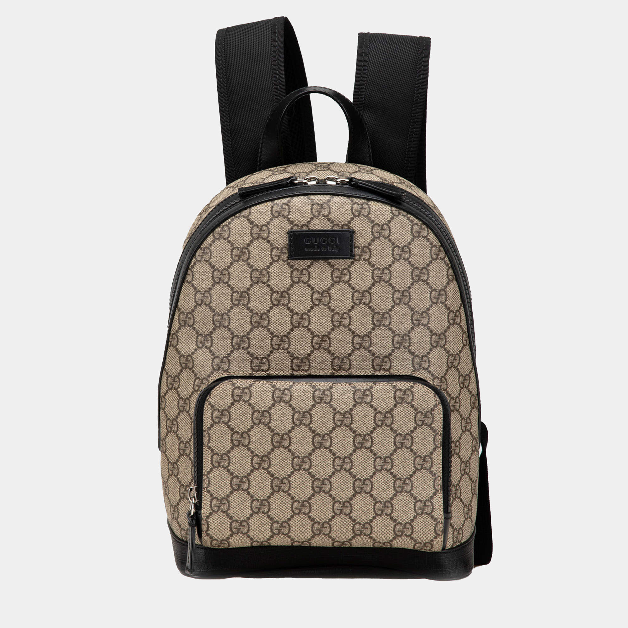 Gucci Brown Small GG Supreme Eden Day Backpack