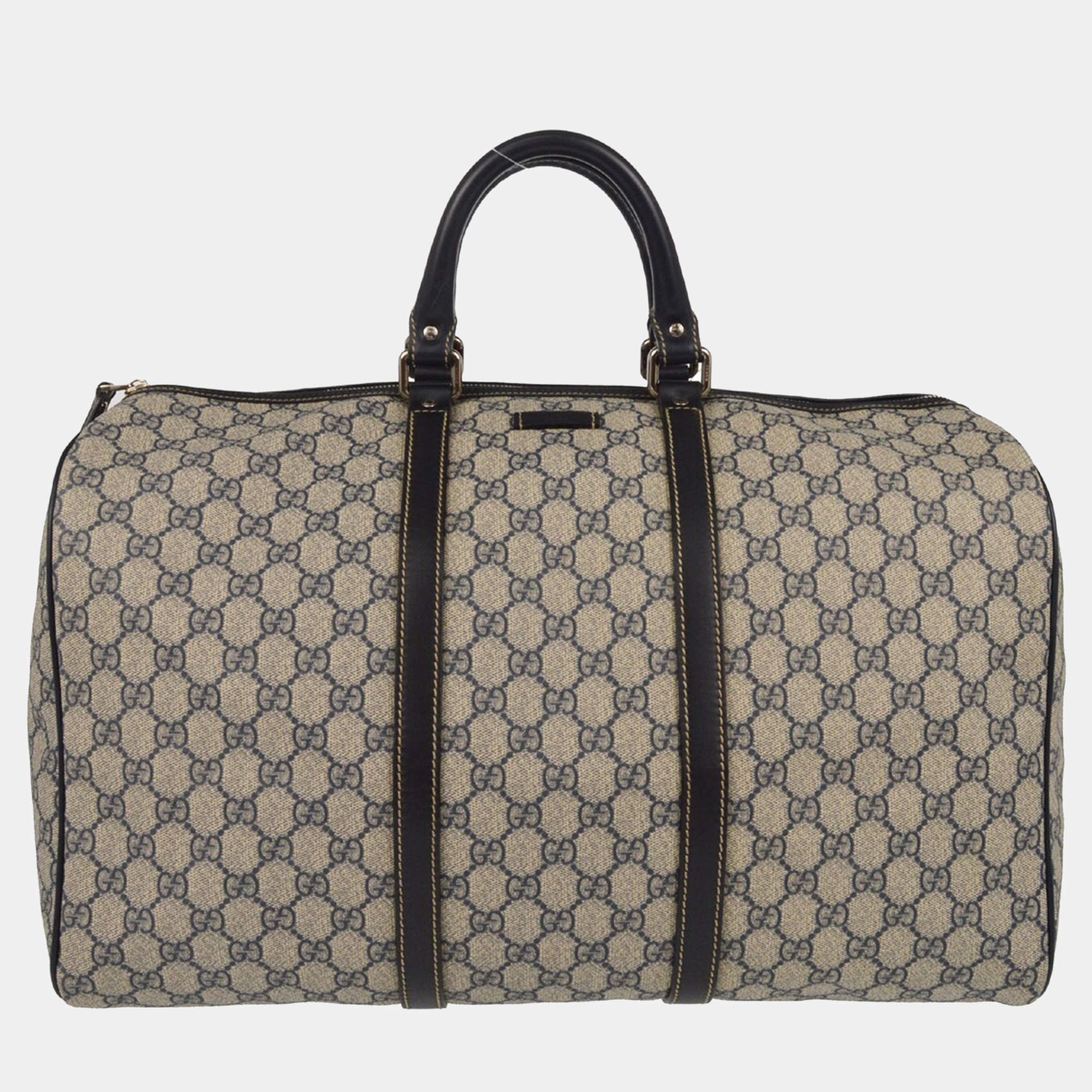 Gucci Navy GG Supreme Duffle Bag