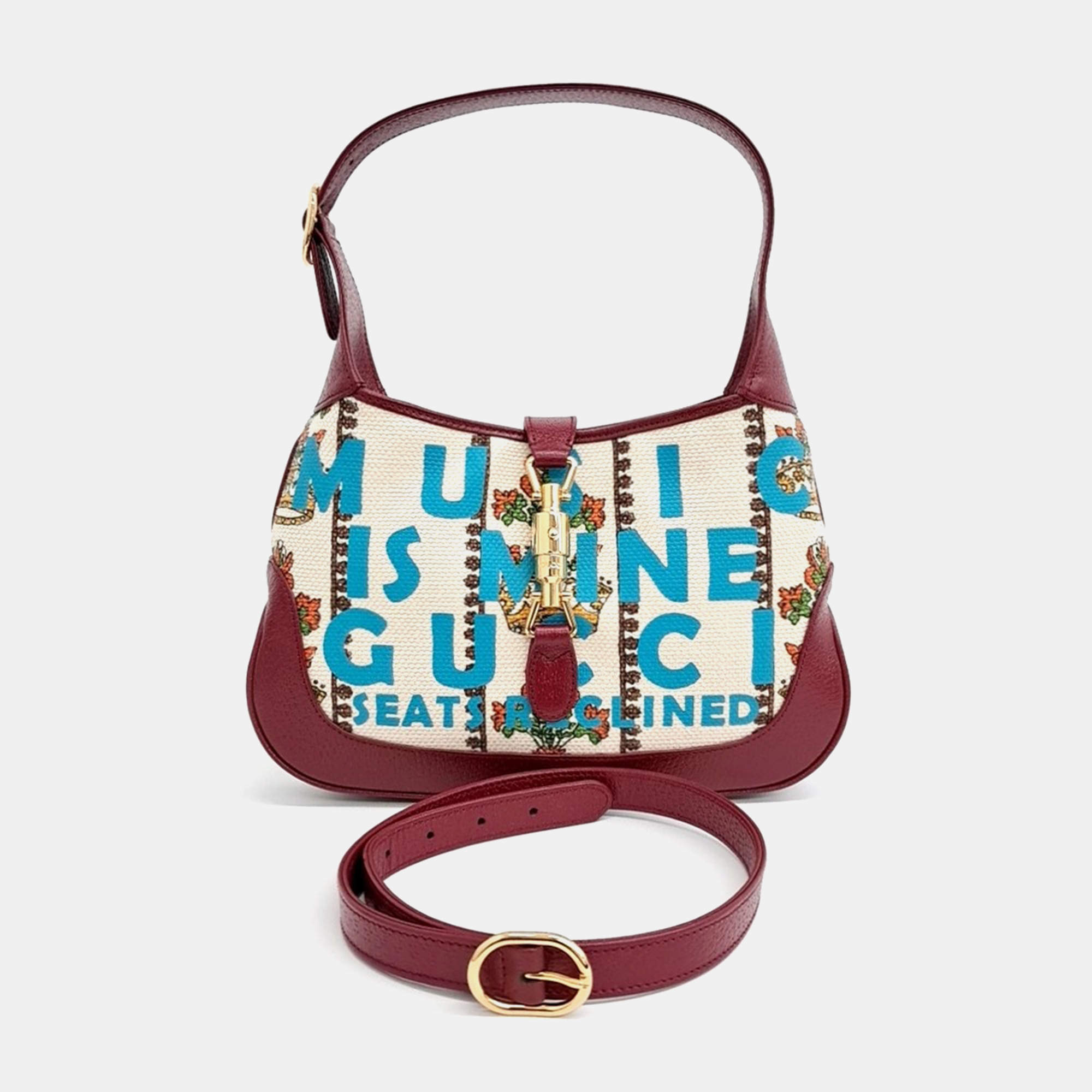 Gucci Multicolor Leather Jackie 1961 Small Hobo Bag