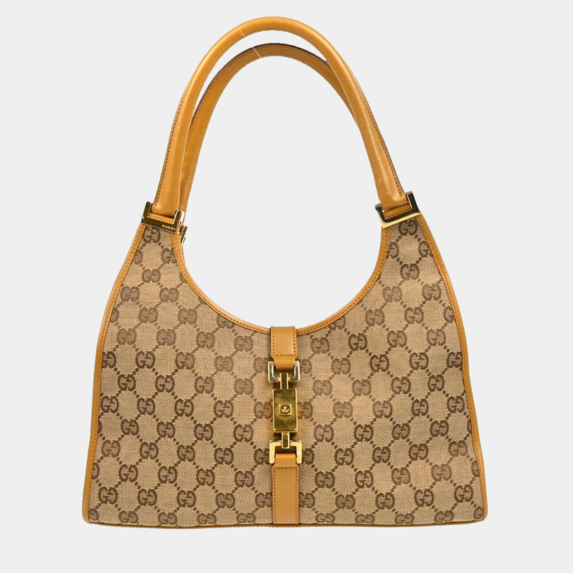 Gucci Jackie Brown GG Canvas Shoulder Bag