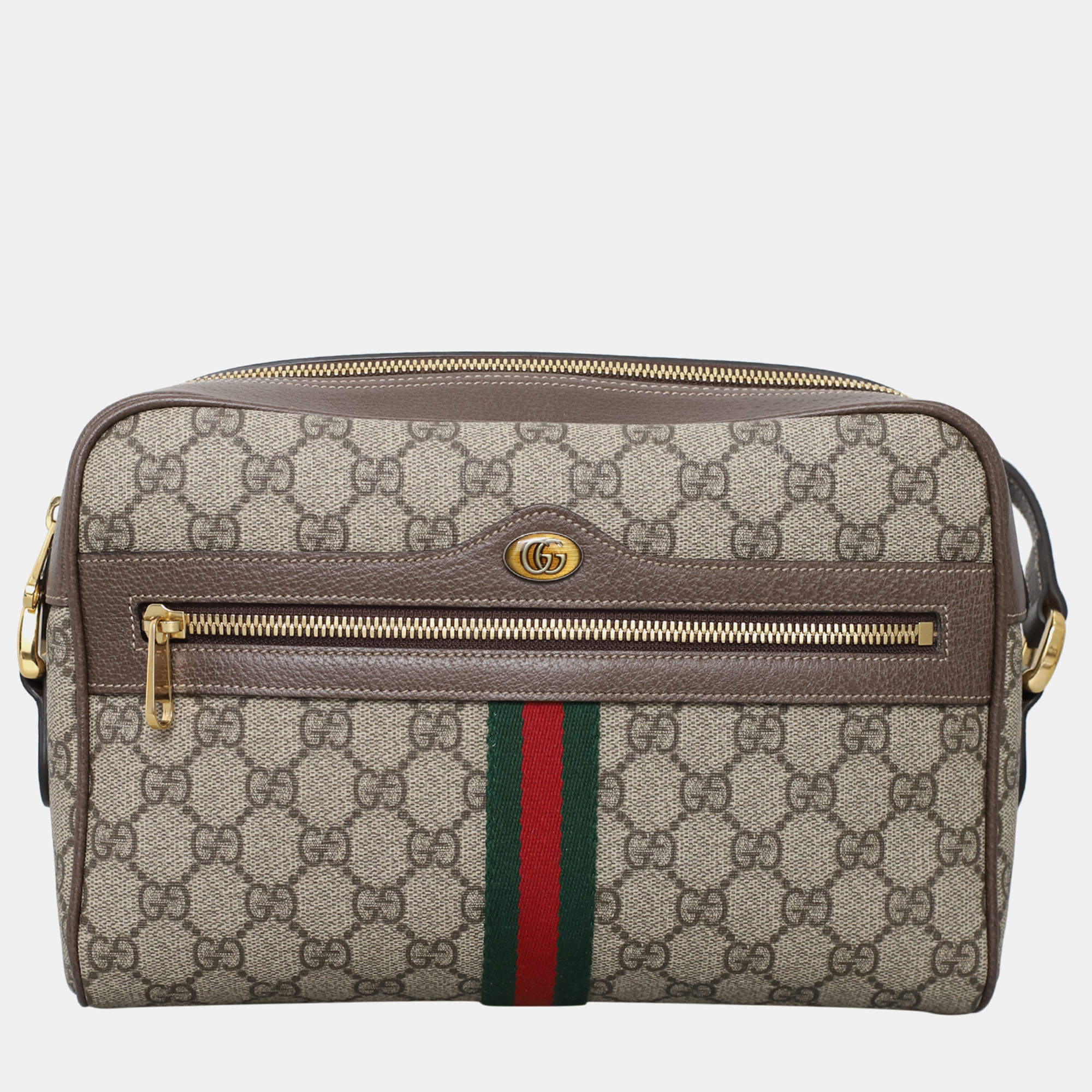Pre Owned Gucci Ophidia GG Supreme Crossbody Bag