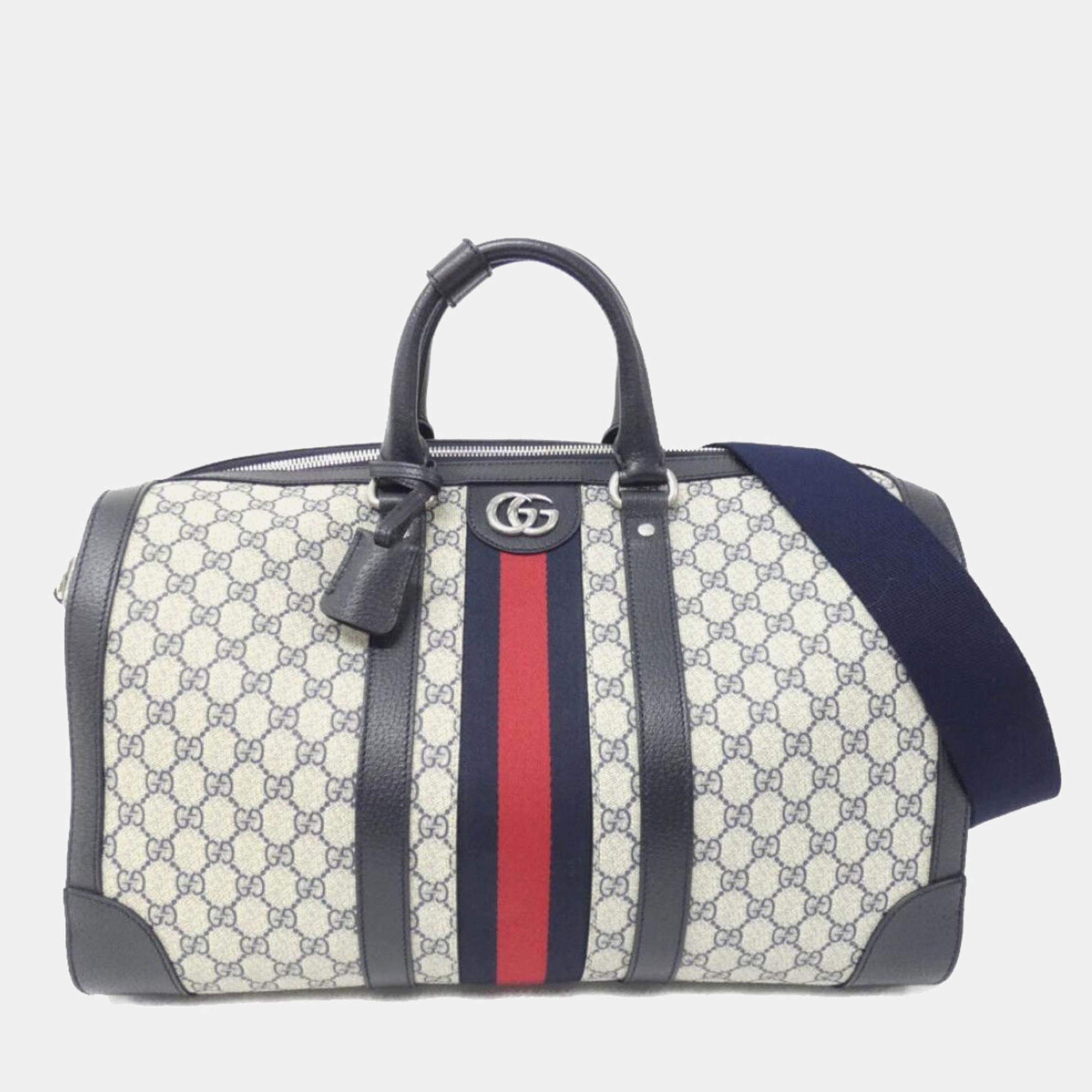 Pre Owned Gucci Savoy Boston Bag