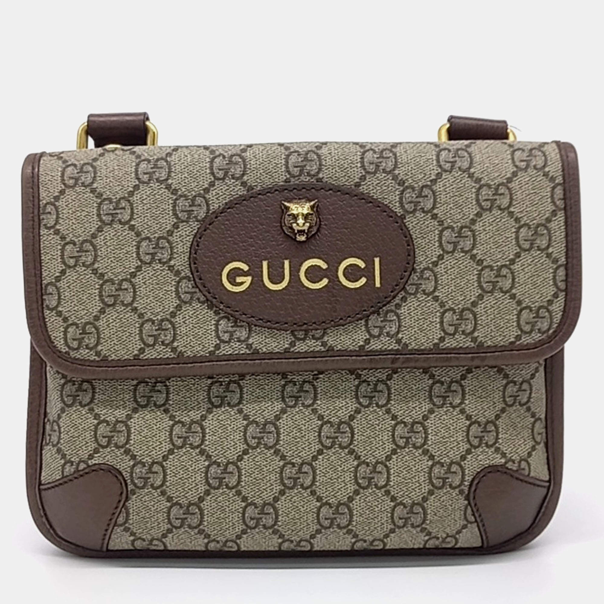 Pre Owned Gucci Supreme Small Messenger Bag