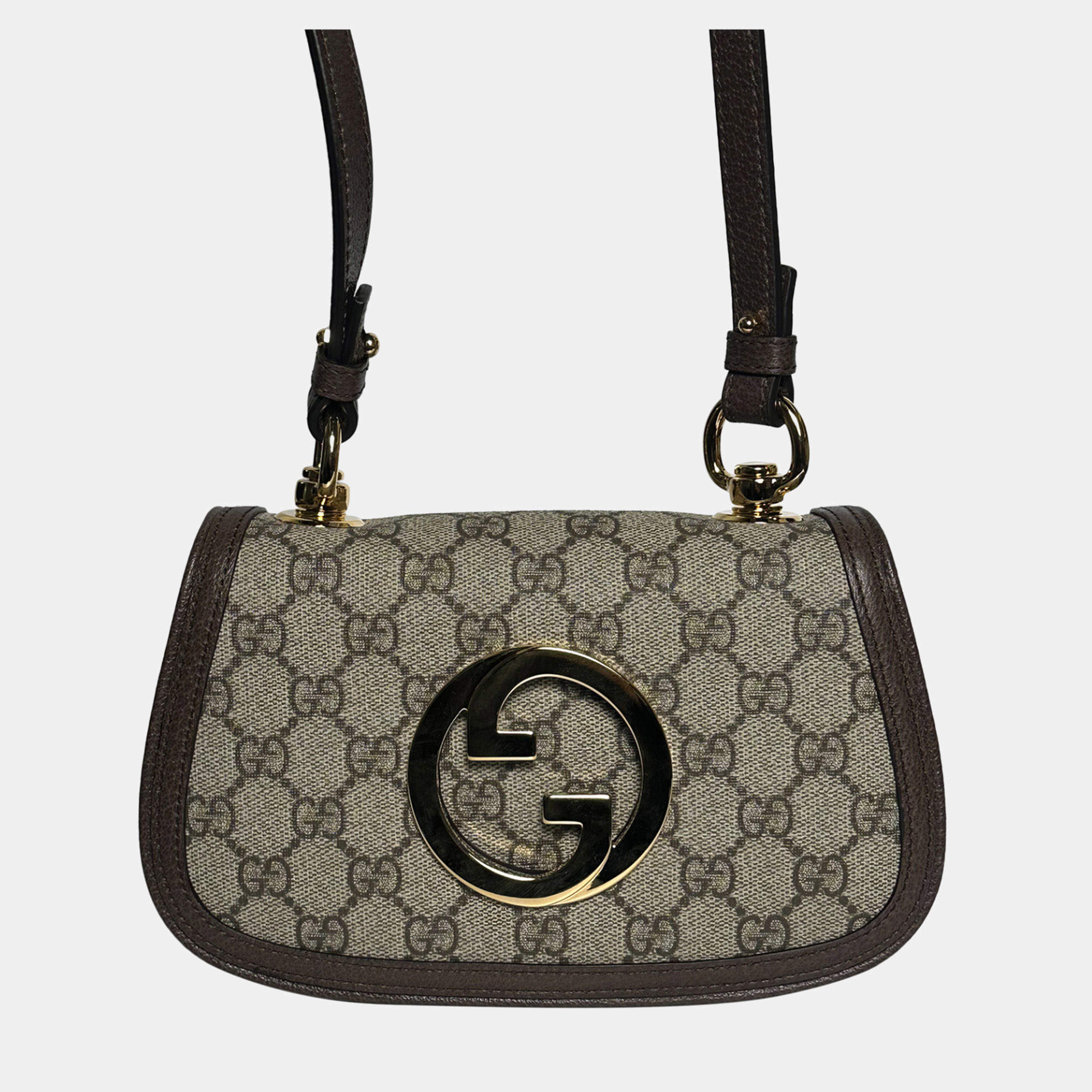 Pre Owned Gucci Blondie Monogram Shoulder Bag