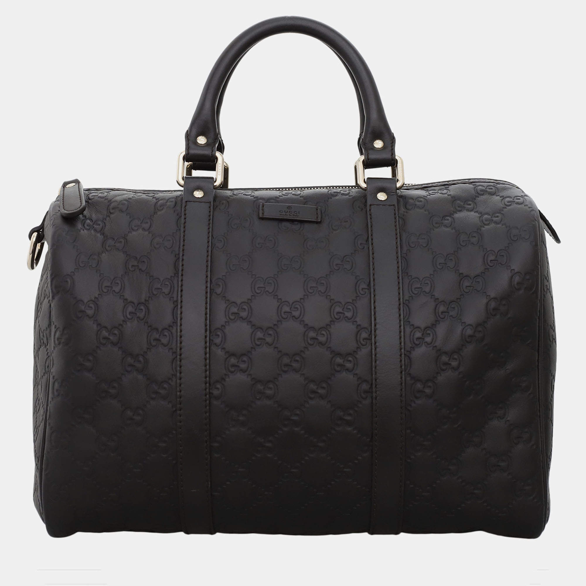 Pre Owned Gucci Guccissima Boston Top Handle