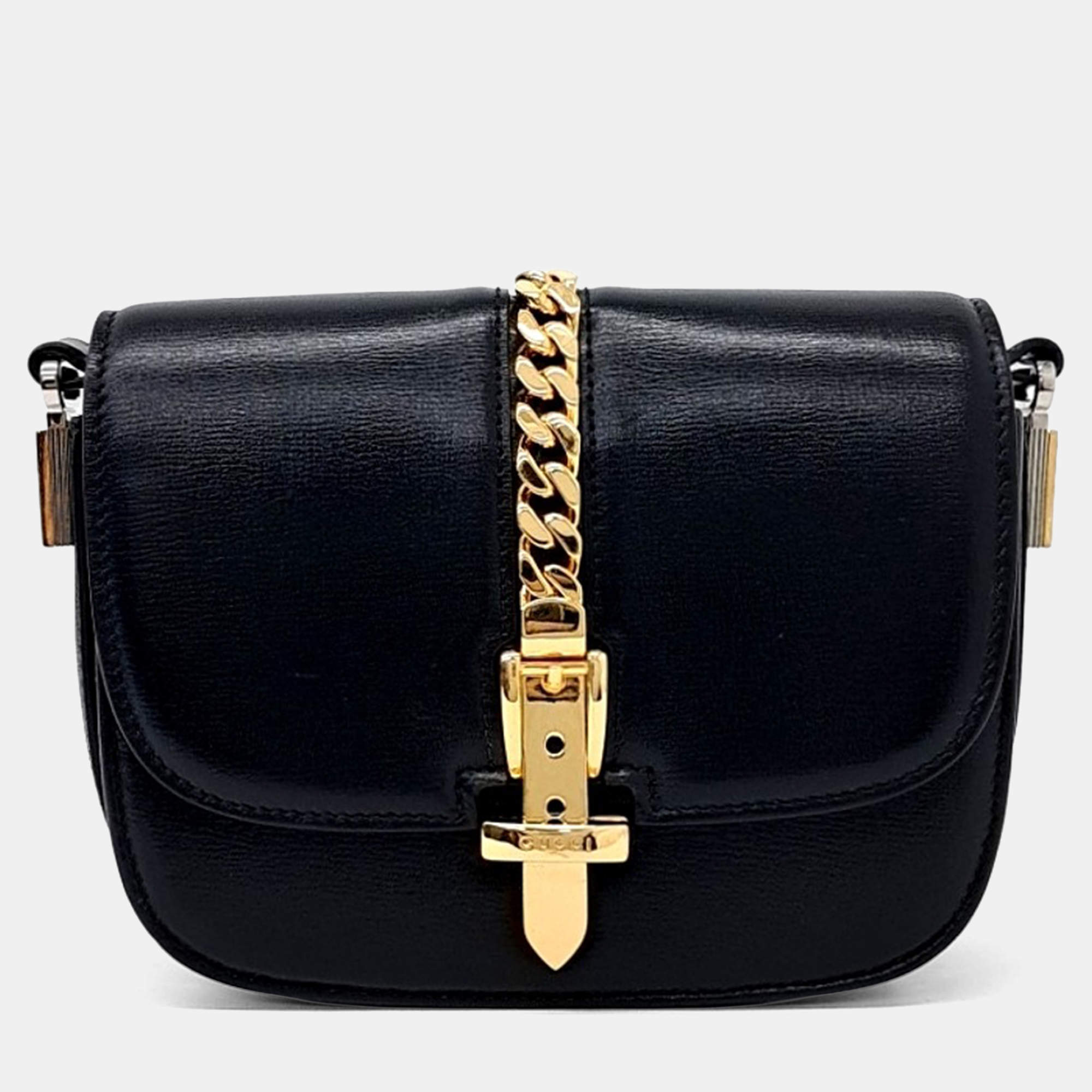 Pre Owned Gucci Sylvie 1969 Mini Shoulder Bag