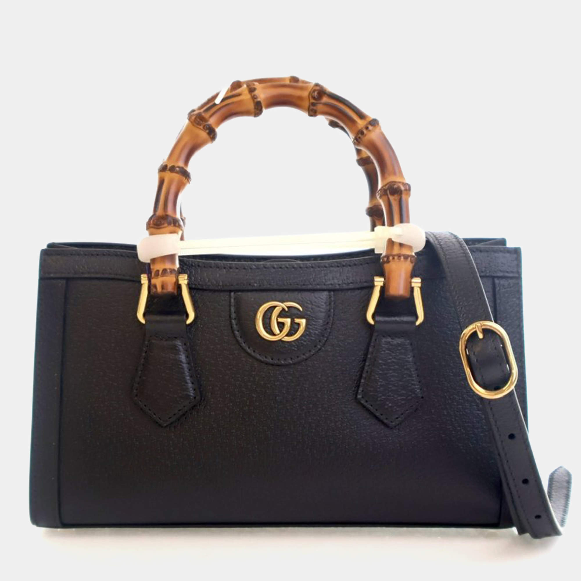Pre Owned Gucci Small Calfskin Diana Tote Bag