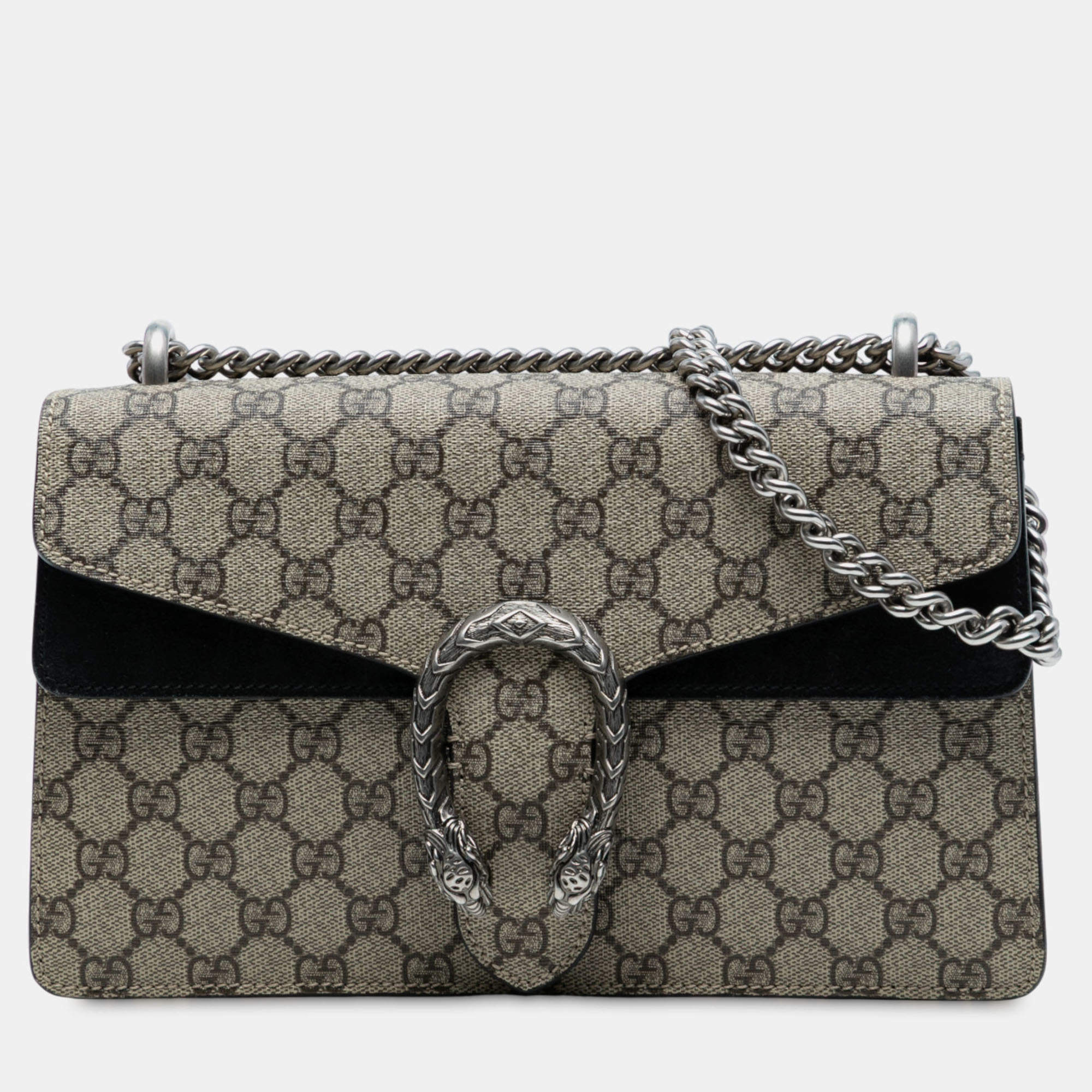 مملوكة مسبقًا Gucci Brown Medium GG Supreme Dionysus Shoulder Bag