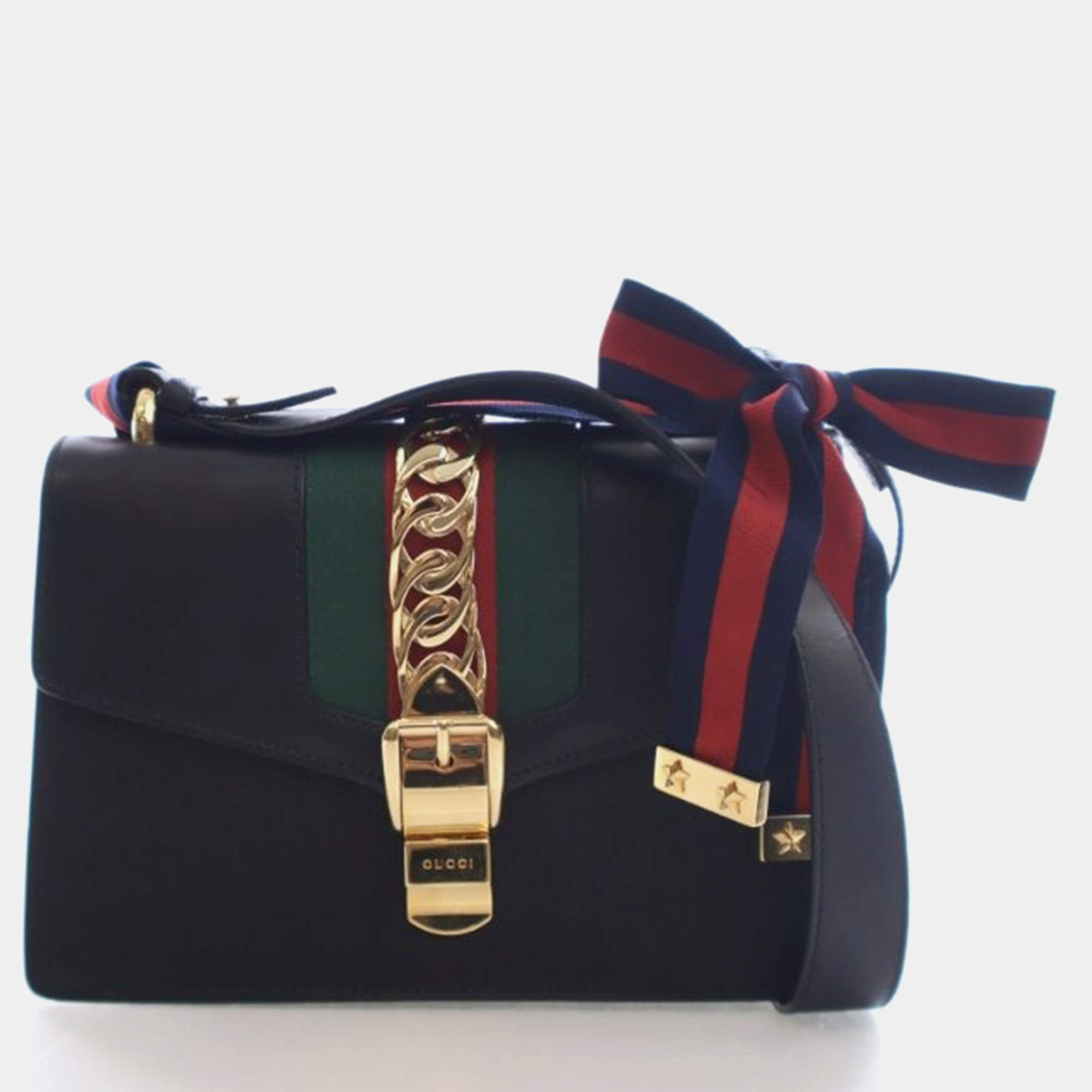 Pre Owned Gucci Medium Calfskin Sylvie