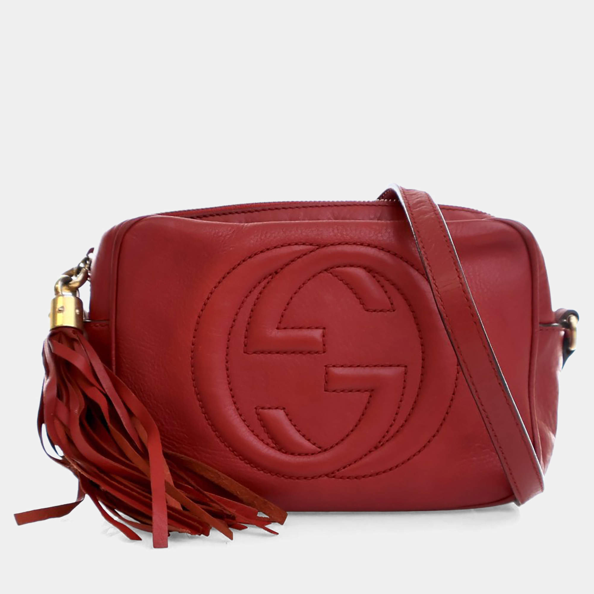 مملوكة مسبقًا Gucci Small Calfskin Soho Disco