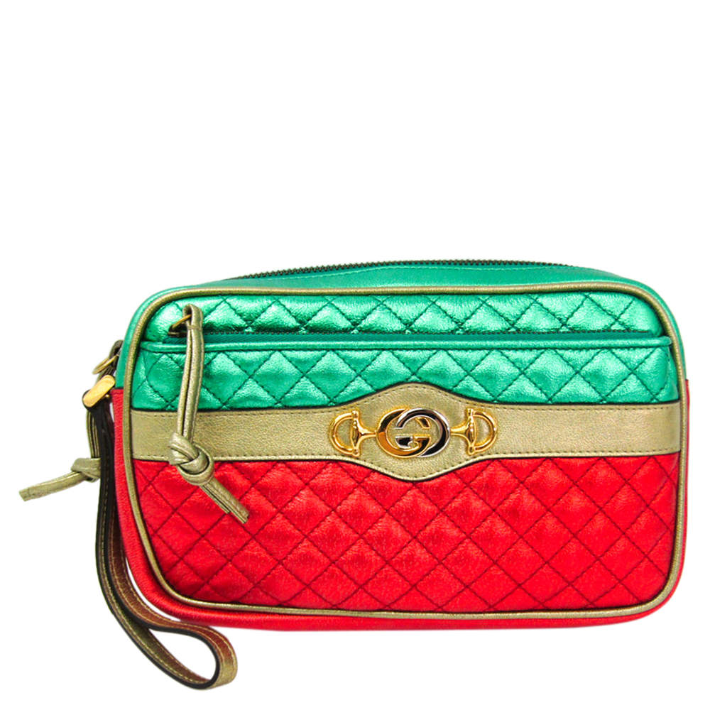 gucci clutch green