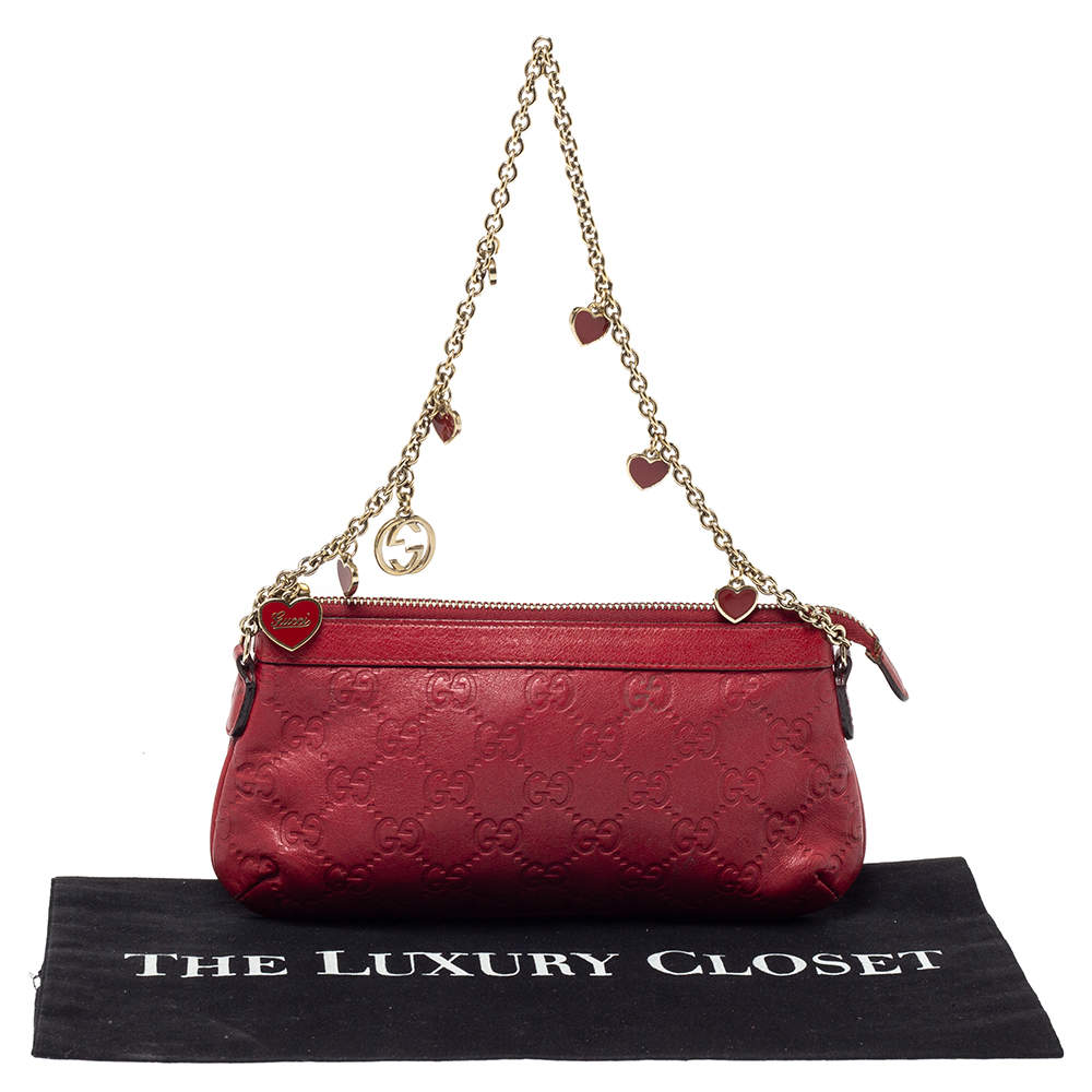 Gucci Charm Chain Pochette Satin Bag – The Turn
