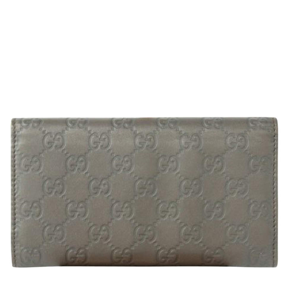 grey gucci wallet