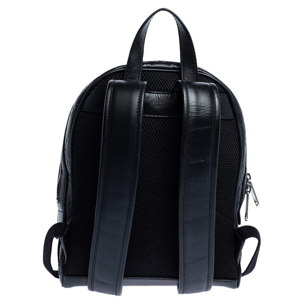 Gucci Backpack Guccissima Black Leather ref.998405 - Joli Closet